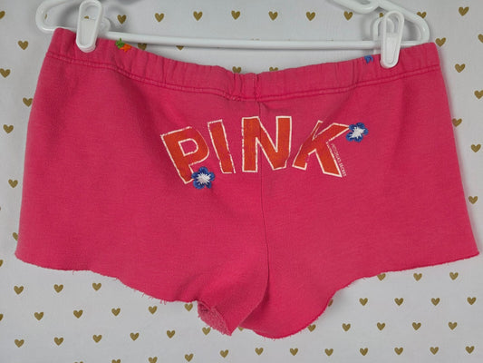 Victorias Secret PINK Vintage Favorite Sweats Logo Butt Y2k Sweat Shorts  MEDIUM