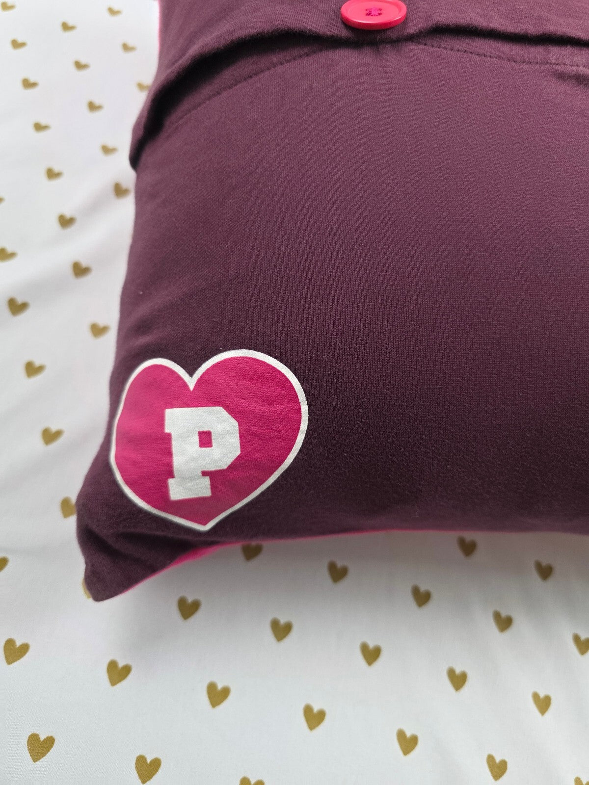 Vintage Victoria's Secret PINK University U 86 Dog Throw Pillow Y2K Rare