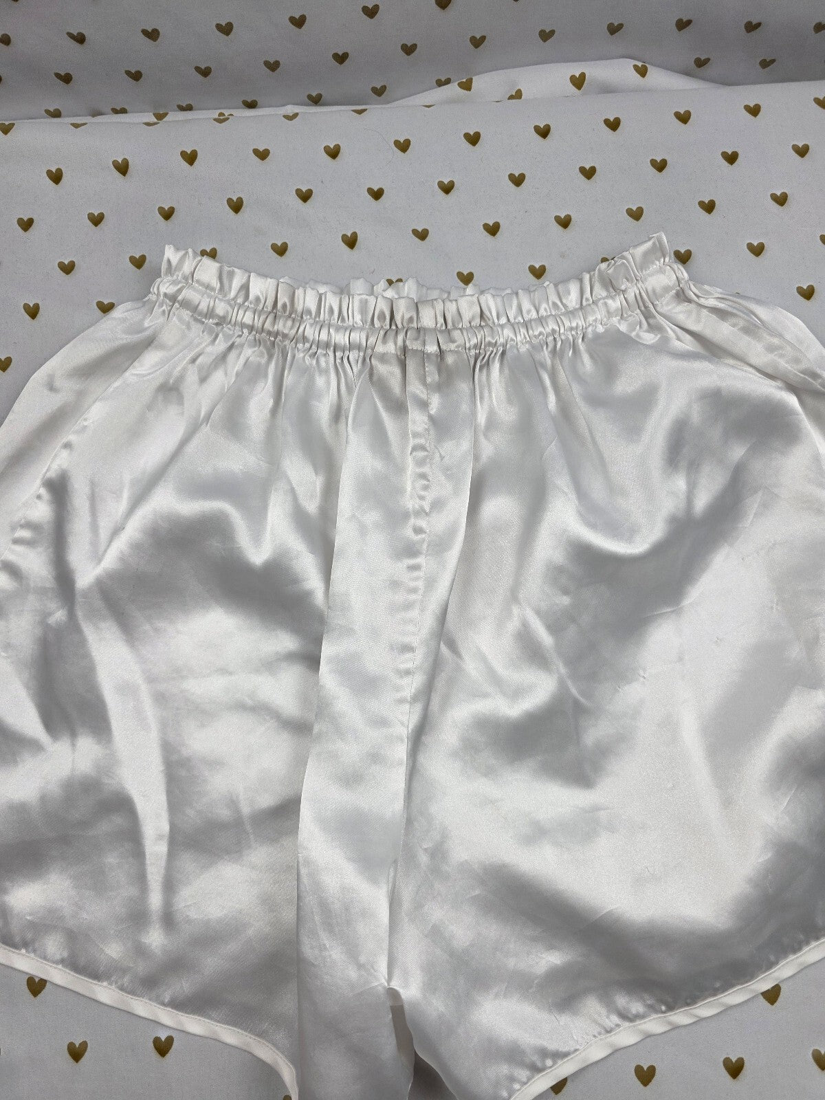 Victorias Secret Vintage Gold Label Satin SM Sleep Shorts Boxers Pajama Bottoms