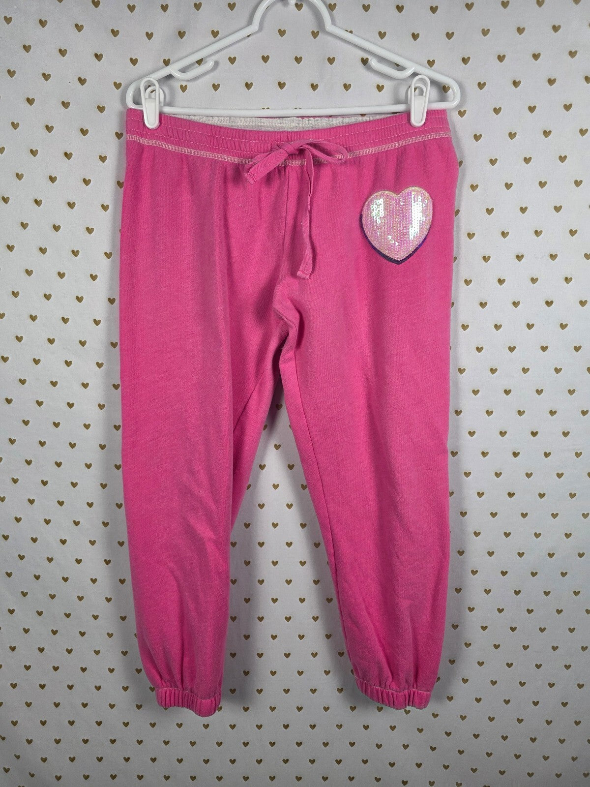 Victorias Secret PINK Vintage Bling Sequined Sweats Sweatpants Y2k Medium