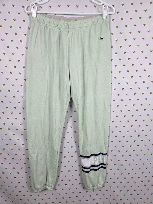 Victorias Secret PINK Mint Tapered Joggers sweats Sweatpants SMALL