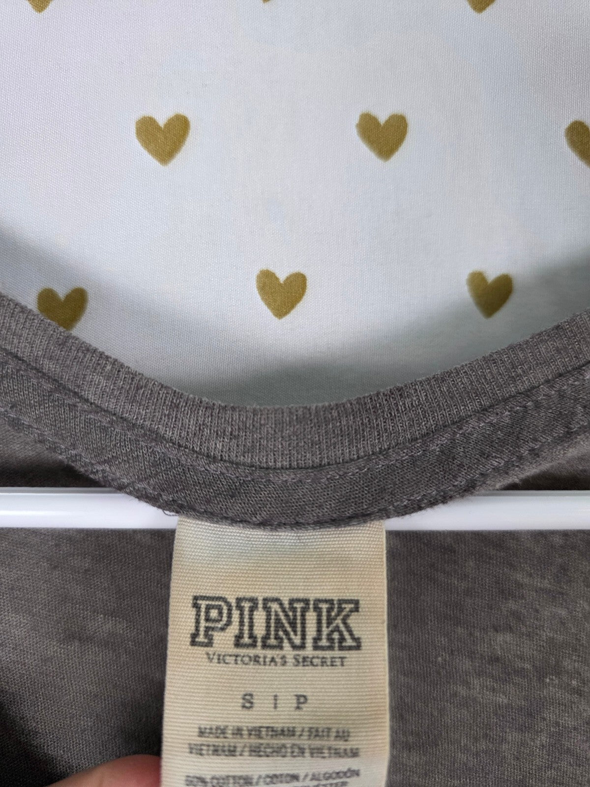 Victorias Secret PINK Vintage Bling Sequined Y2k Tee shirt SMALL