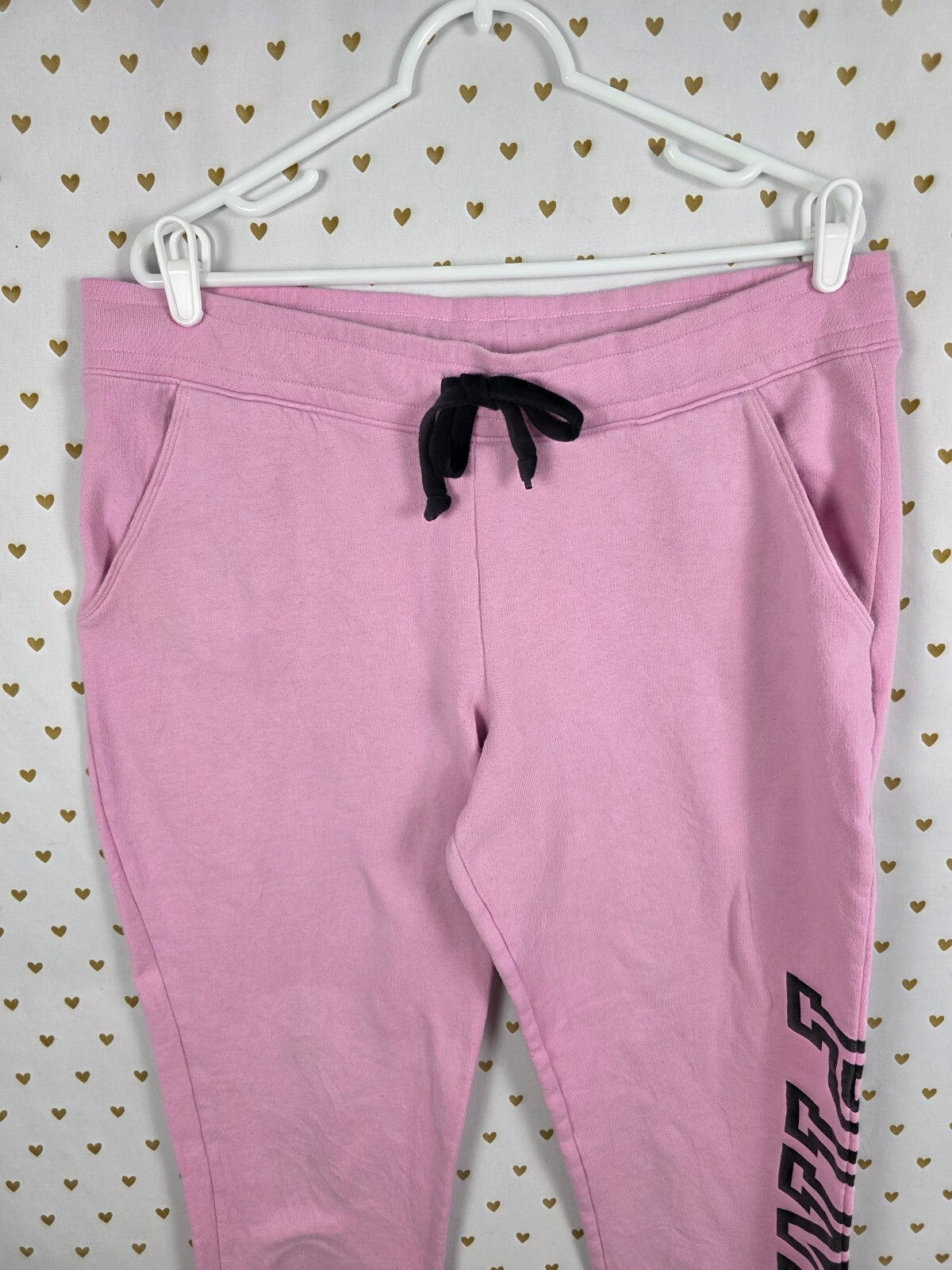Victorias Secret PINK Logo Tapered Sweats Sweatpants XL