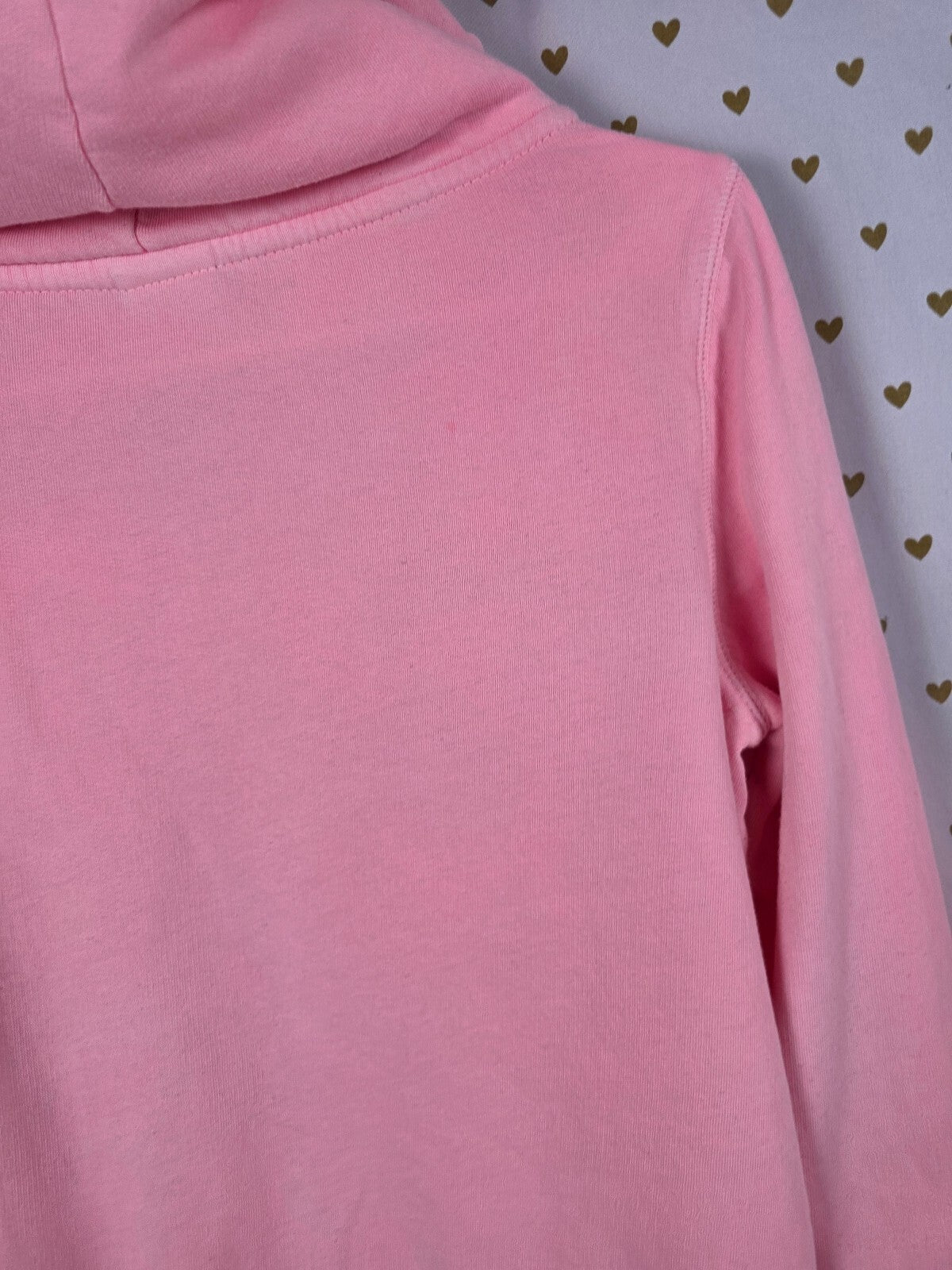 Victoria's Secret PINK Leopard Print LOVE PINK Full Zip Hoodie Pink Large Y2K
