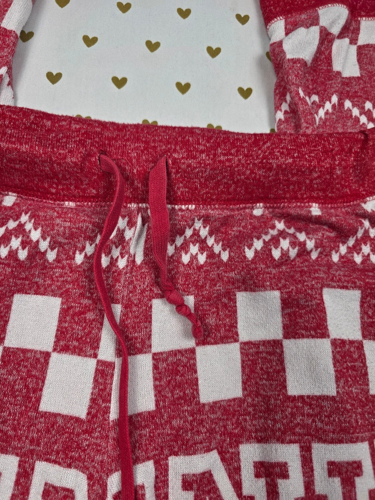 Victorias Secret PINK Red Medium Sleep Pants Pajama PJ Bottoms