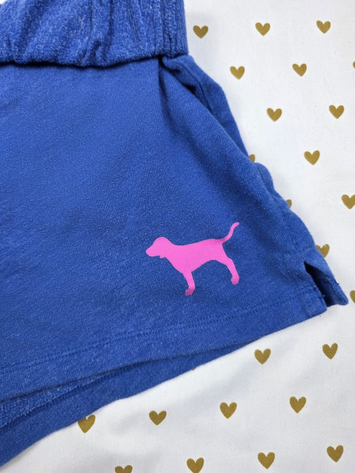 Victorias Secret PINK Vintage Logo Butt Sweat Shorts Y2k LARGE