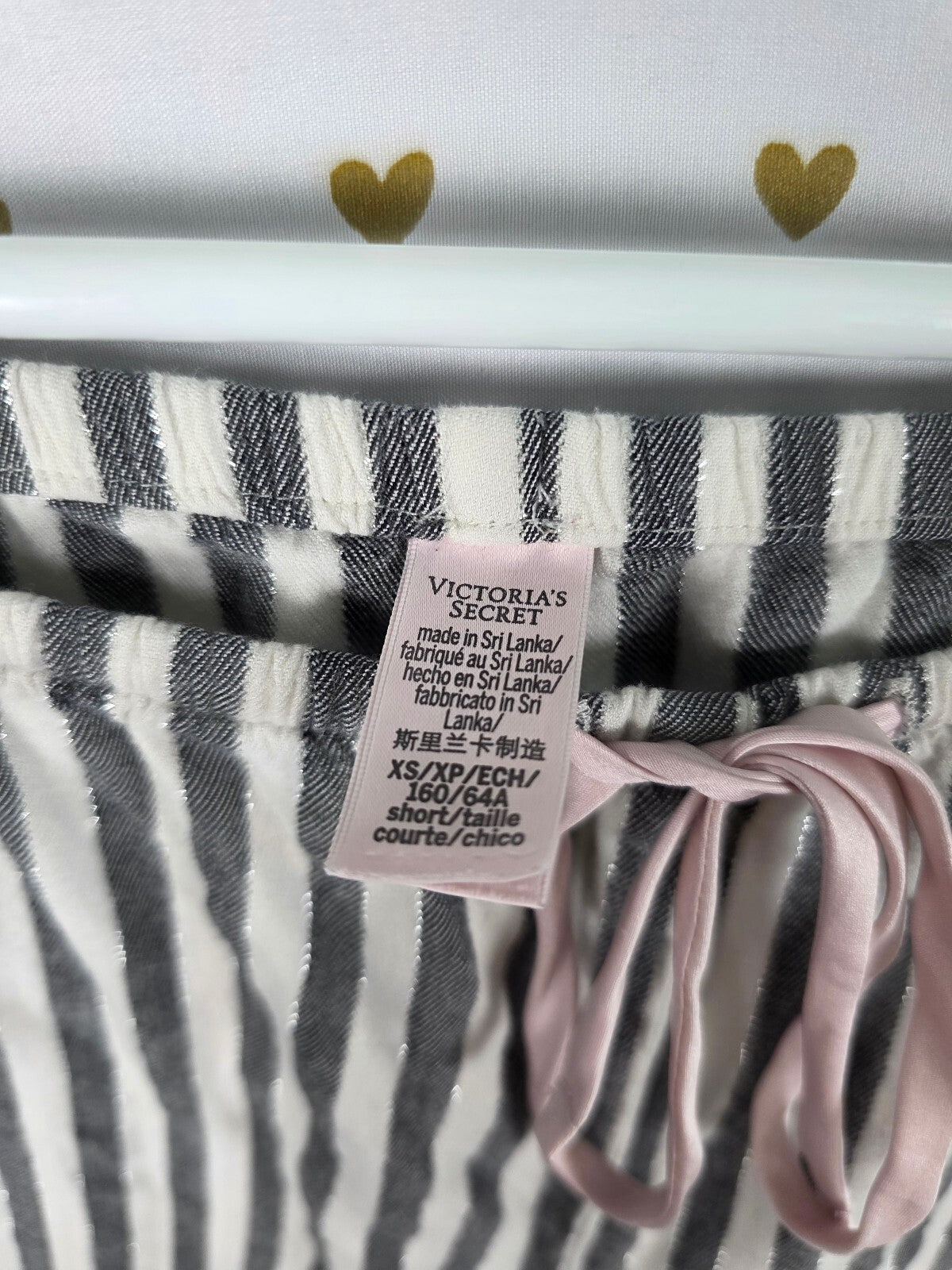Victorias Secret Striped soft XS Sleep Pants Pajama PJ Bottoms