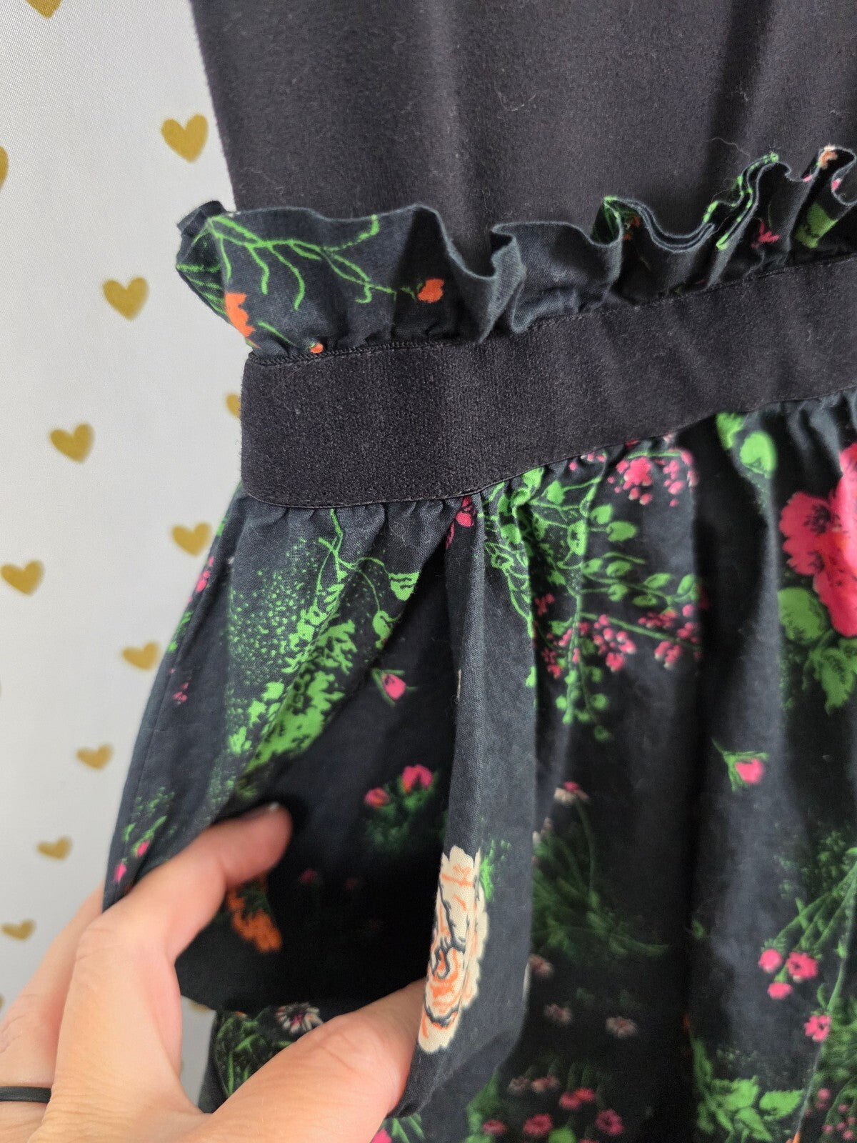 Victorias Secret PINK Vintage Tank Top Skater Dress Pockets Floral Small Y2k