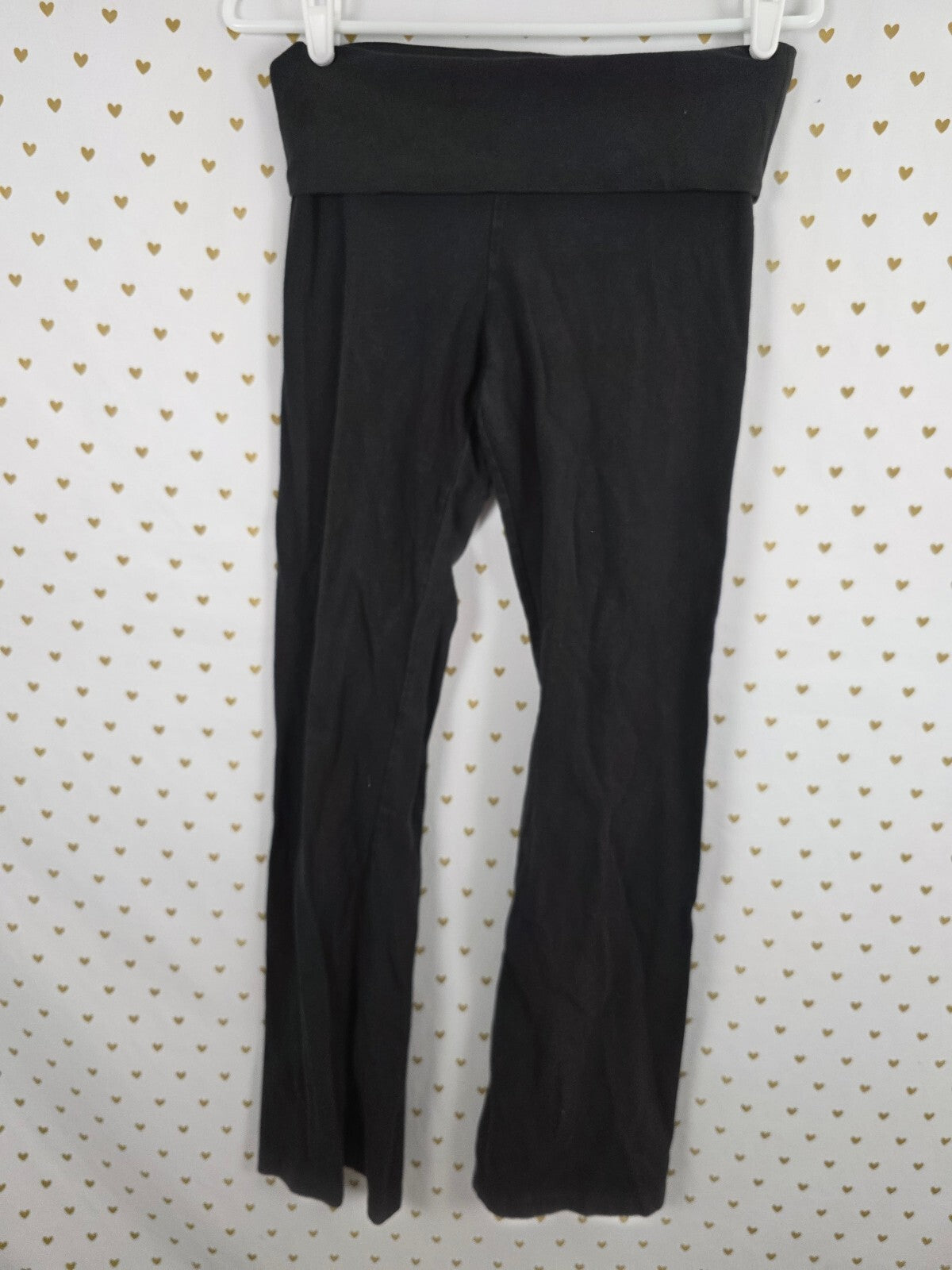 Victorias Secret Angels Gold Bling Wings Foldover Yoga Pants Small regular