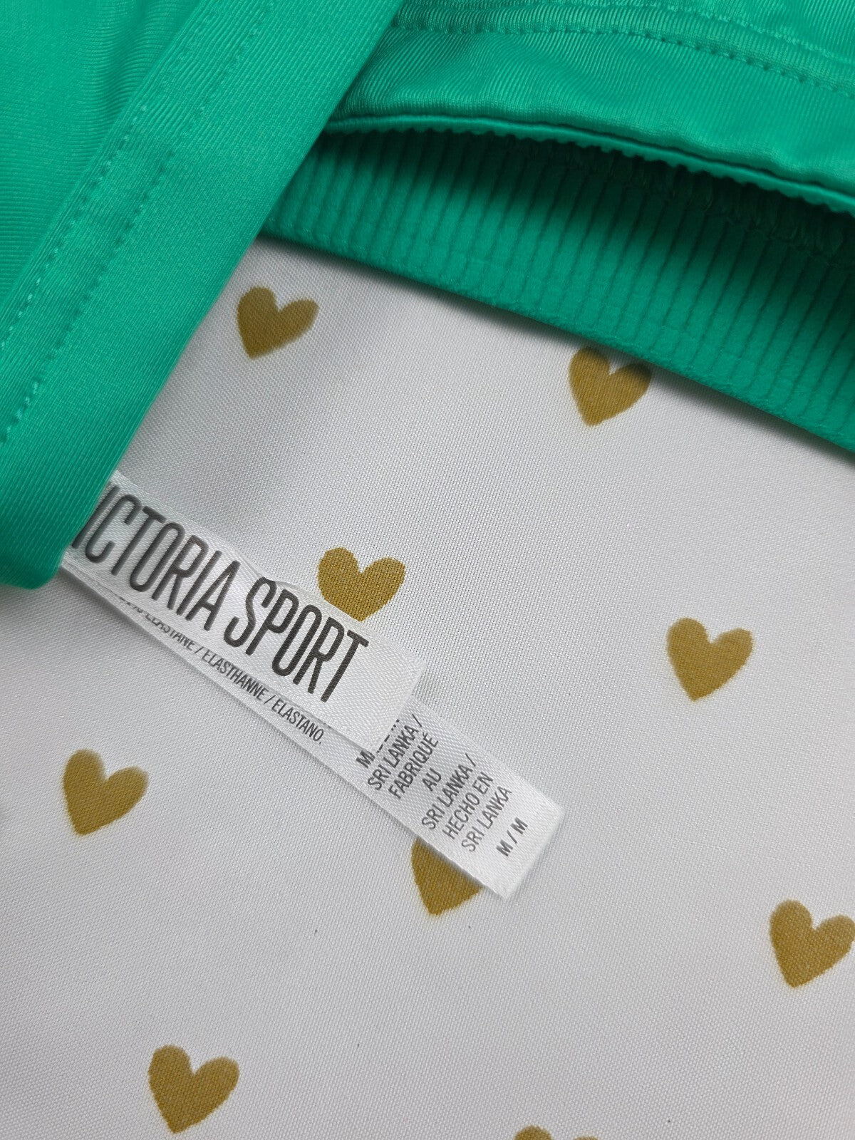 Victorias Secret Sport Green Medium Bralette Bra Top Tank