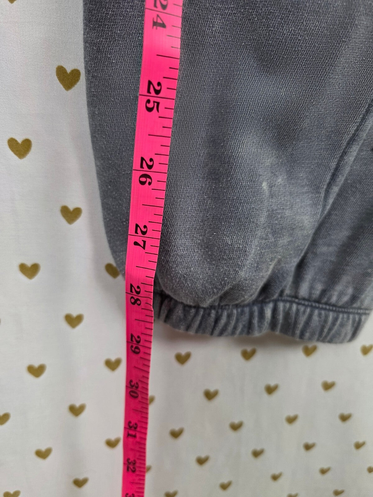 Victorias Secret PINK Vintage Grey Dog Logo Sweats Sweatpants Y2k Small