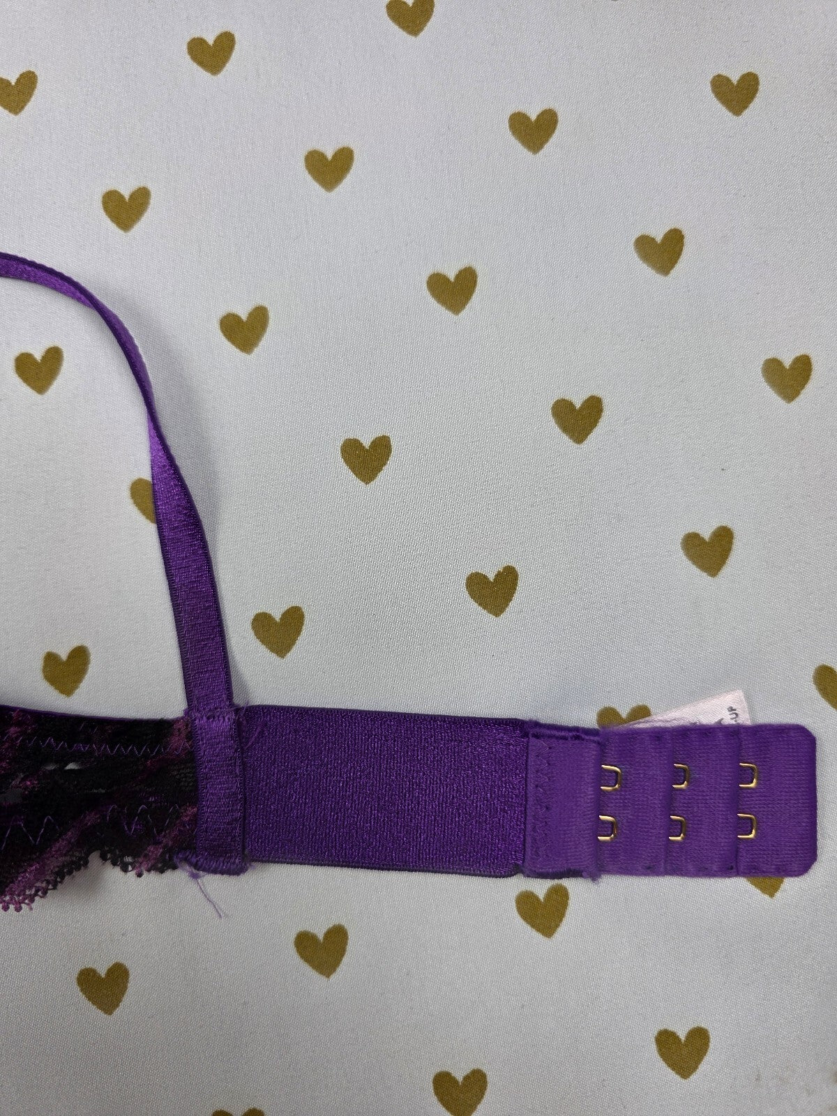 Victorias Secret Vintage Zebra y2k Push Up Purple Bra 34A