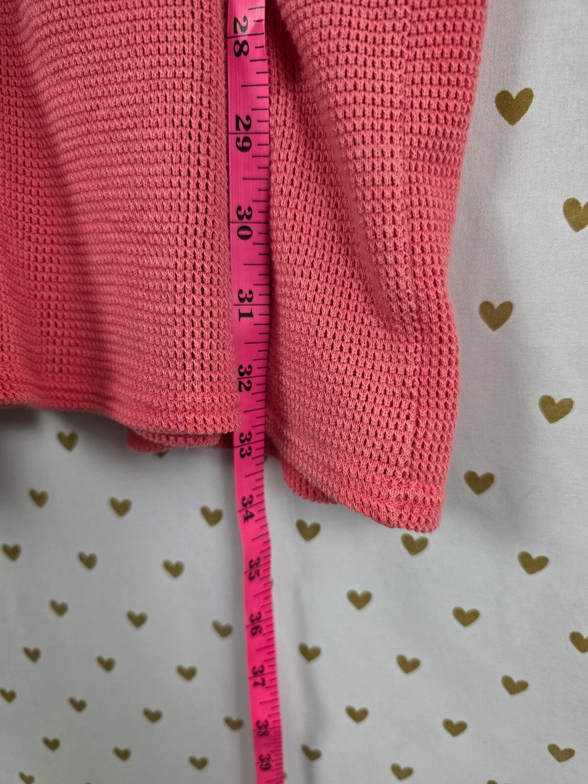 Victorias Secret Vintage Heart label Waffle Knit Babydoll Swing Dress Tank Small