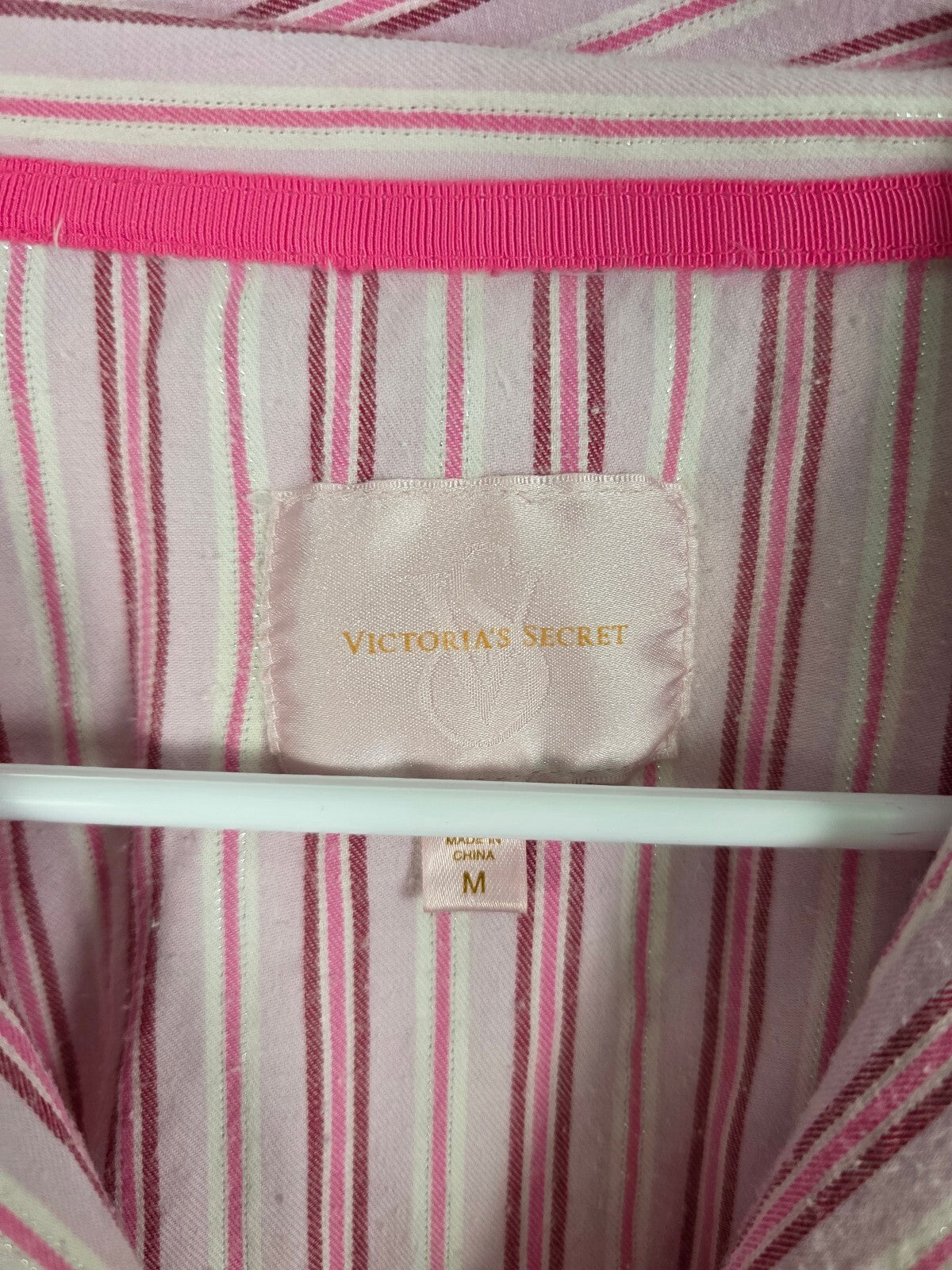 Victorias Secret Super Soft Cotton Medium Sleep Set 2pc Shirt Pants Medium