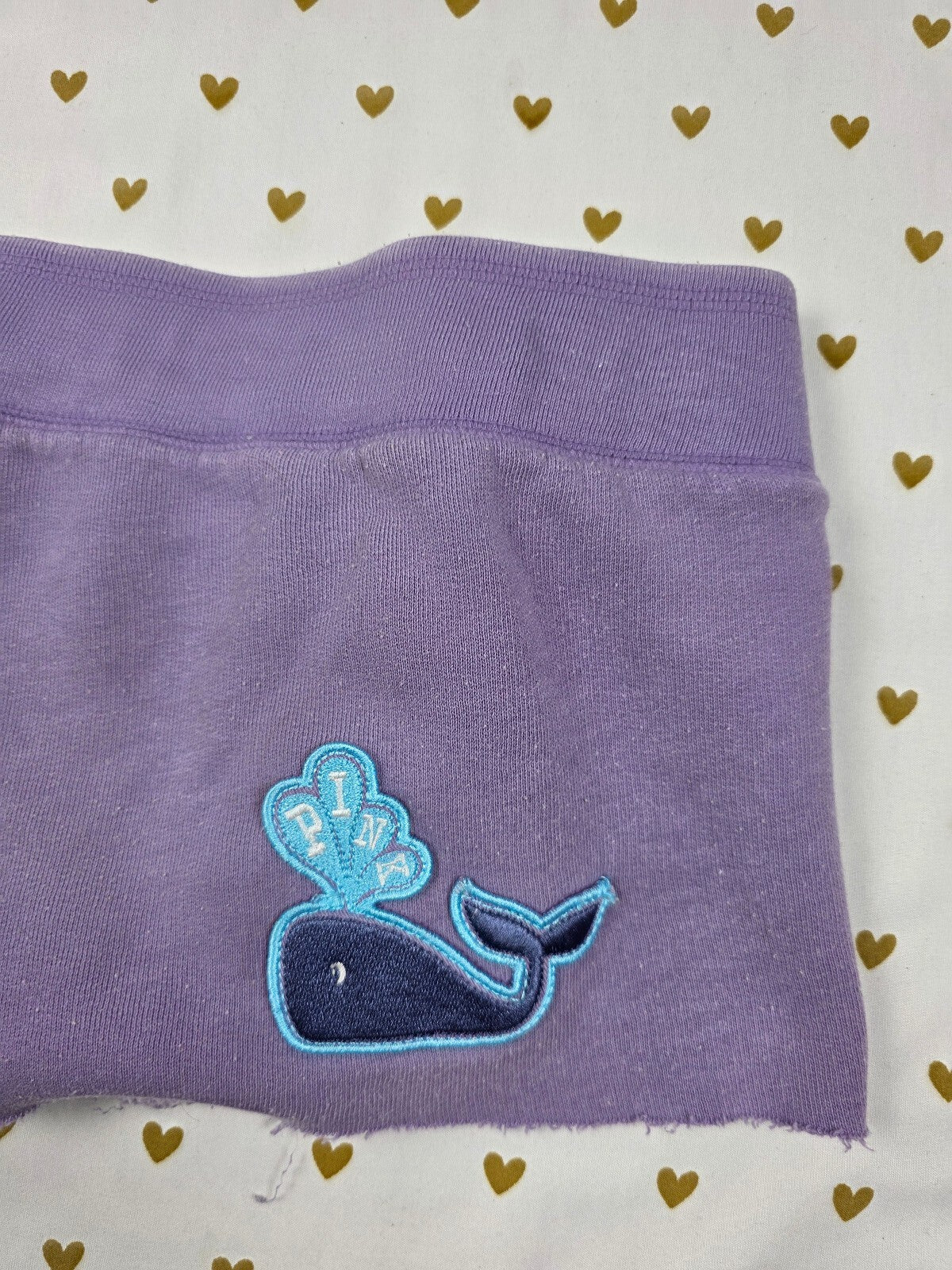 Victoria's Secret PINK University Whale Apple Shorts XS Y2K Raw Hem Rare