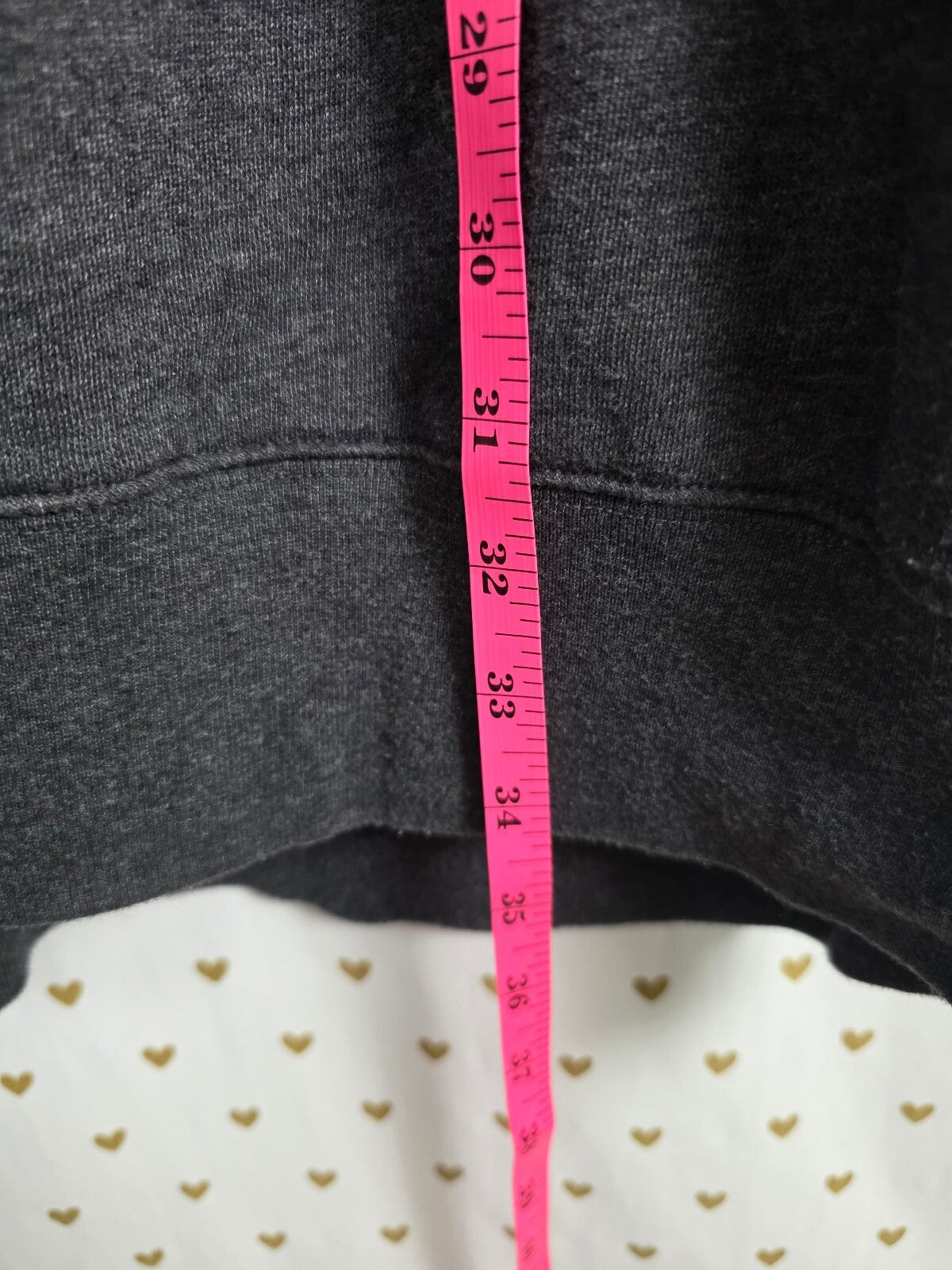 Victorias Secret PINK Glitter Logo OVersized 2XL XXL Sweater Dress Pocket Hooded