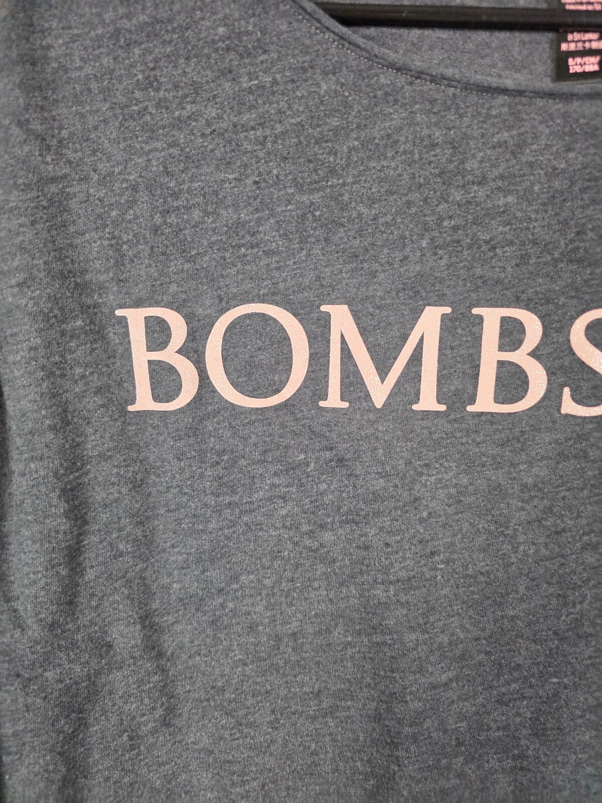 Victorias Secret Bombshell Long Sleeve Cropped Tee shirt Small