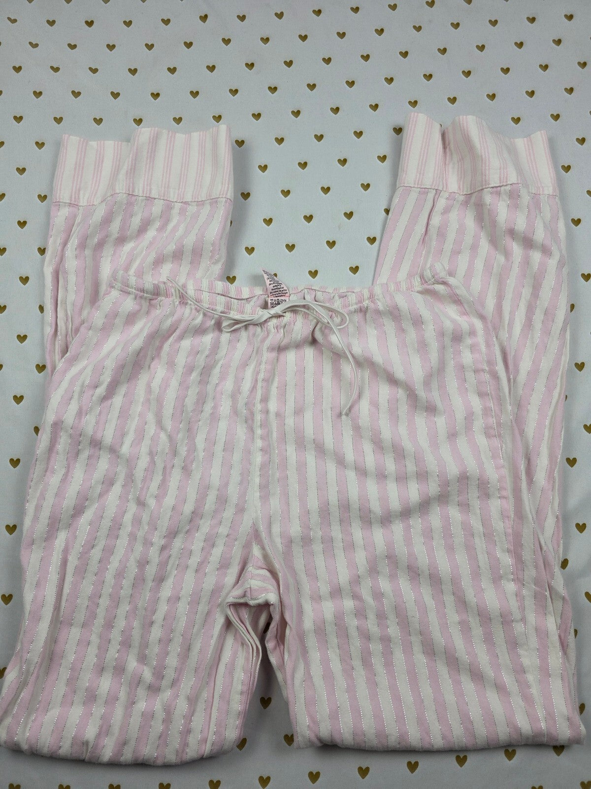 Victorias Secret Striped Shimmer XS Sleep Pants Pajama PJ Bottoms