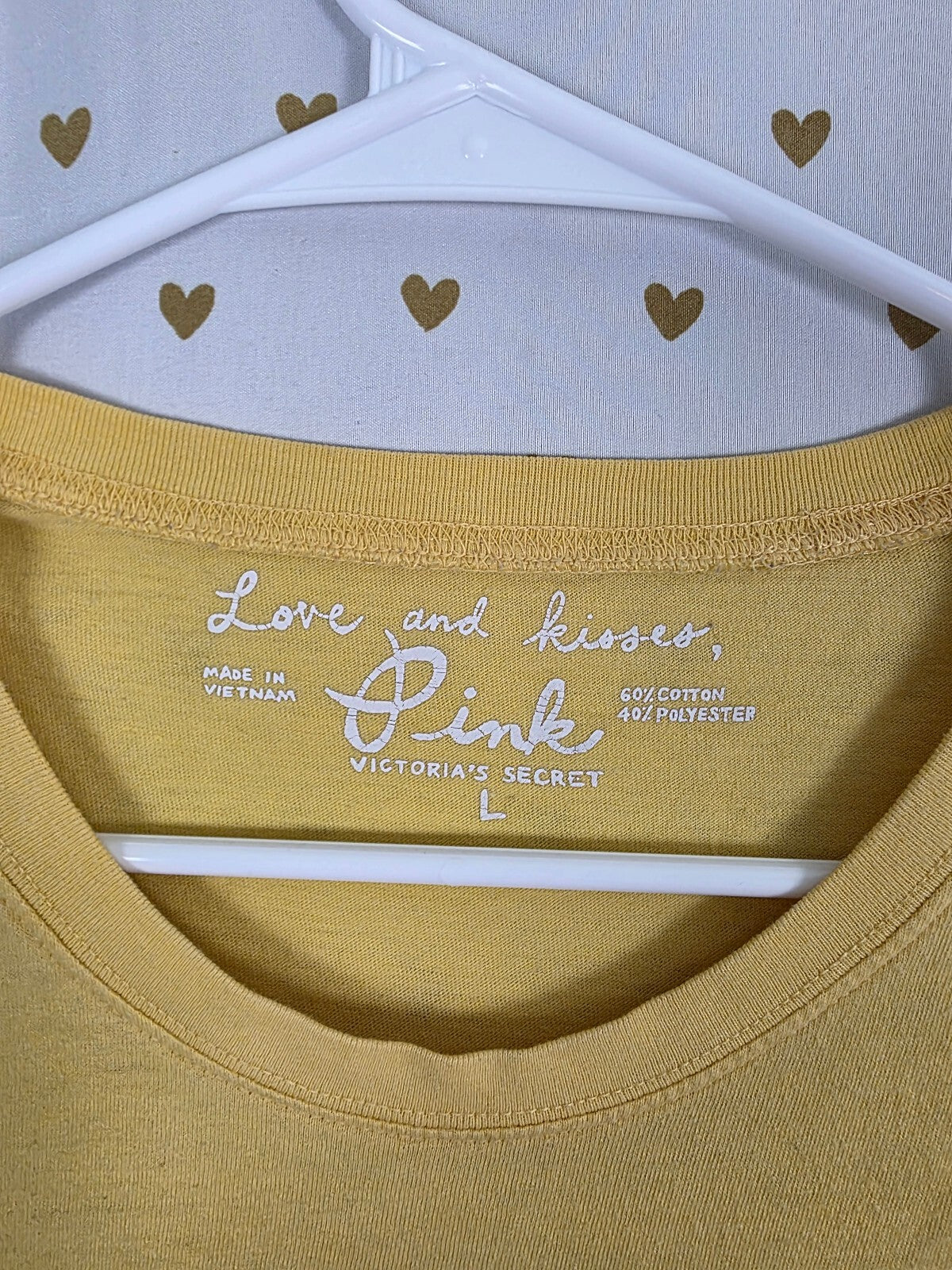 Victoria's Secret PINK Tee L How Do You Like Your Eggs Morning Graphic Dog