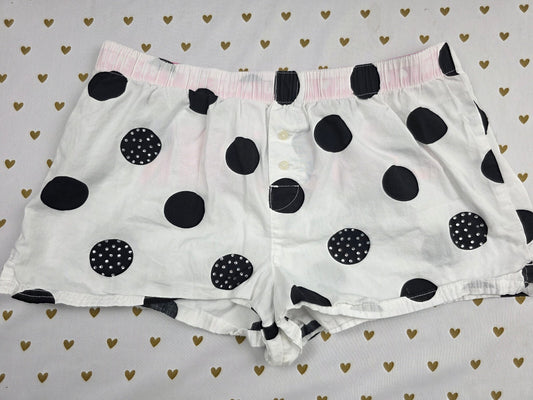 Victorias Secret PINK Polka Dot Bling XS Sleep Shorts Boxers Pajama Bottoms
