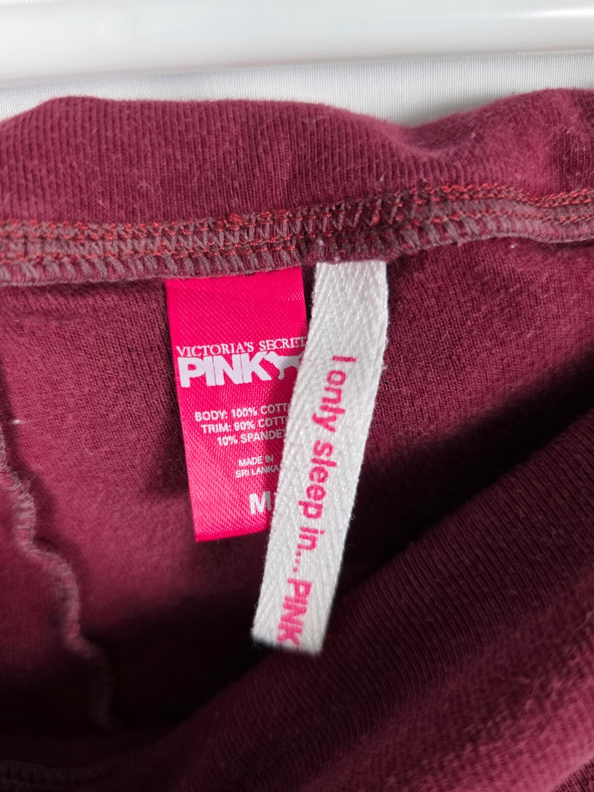 Vintage 2006 Victoria's Secret PINK Phi Beta PINK Foldover Flare Yoga Pants M