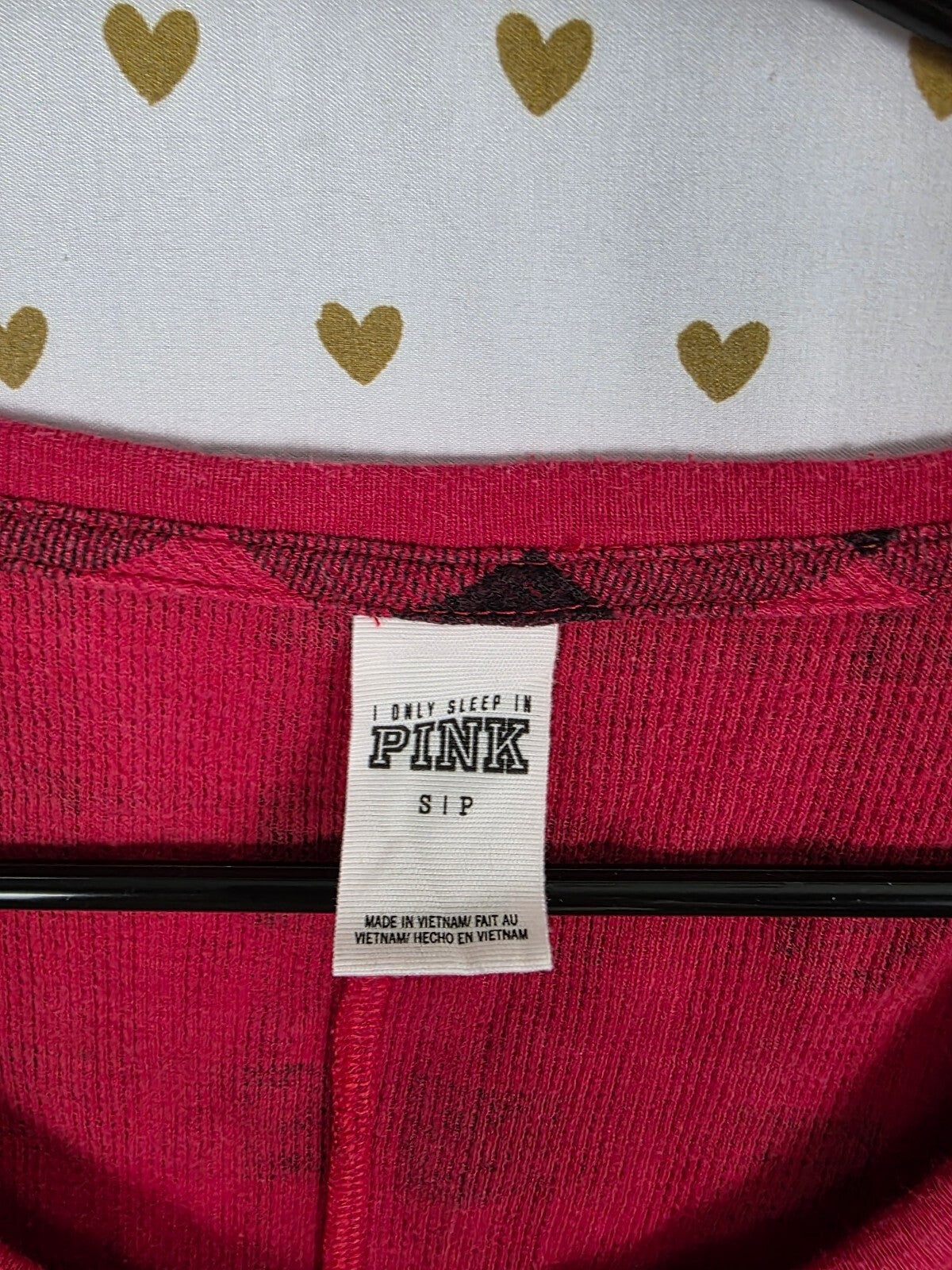 Victoria's Secret PINK Buffalo Plaid Thermal Flapjack One Piece Pajamas S