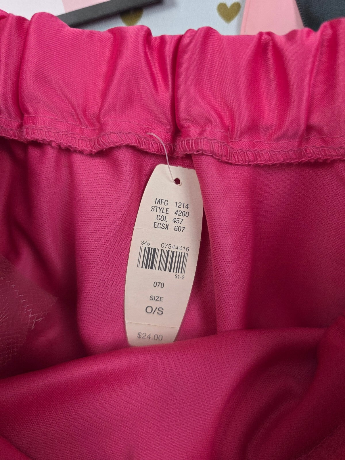 Vintage Victoria's Secret Sexy Santa Pink Satin Fur Mini Skirt NWT Y2K