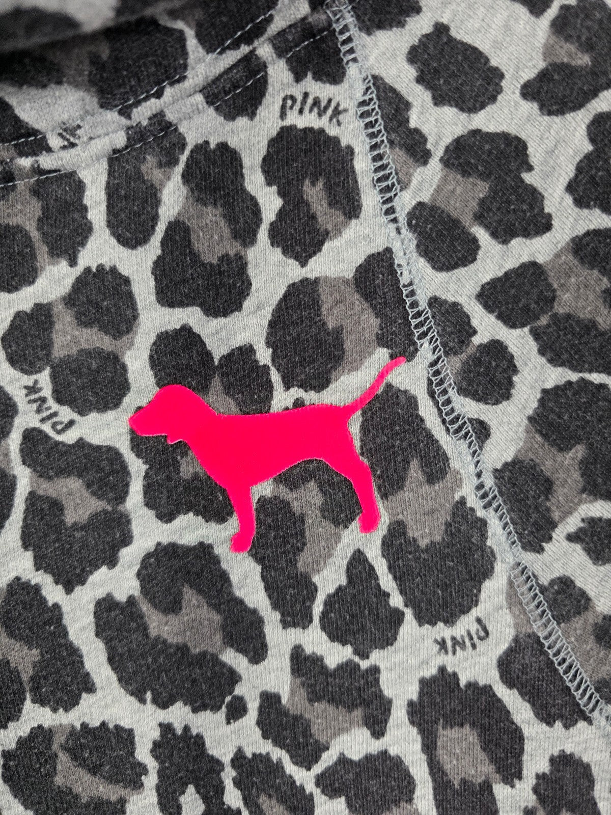 Victoria's Secret PINK 2012 Fashion Show Leopard Jumpsuit Rare XS Hooded HTF