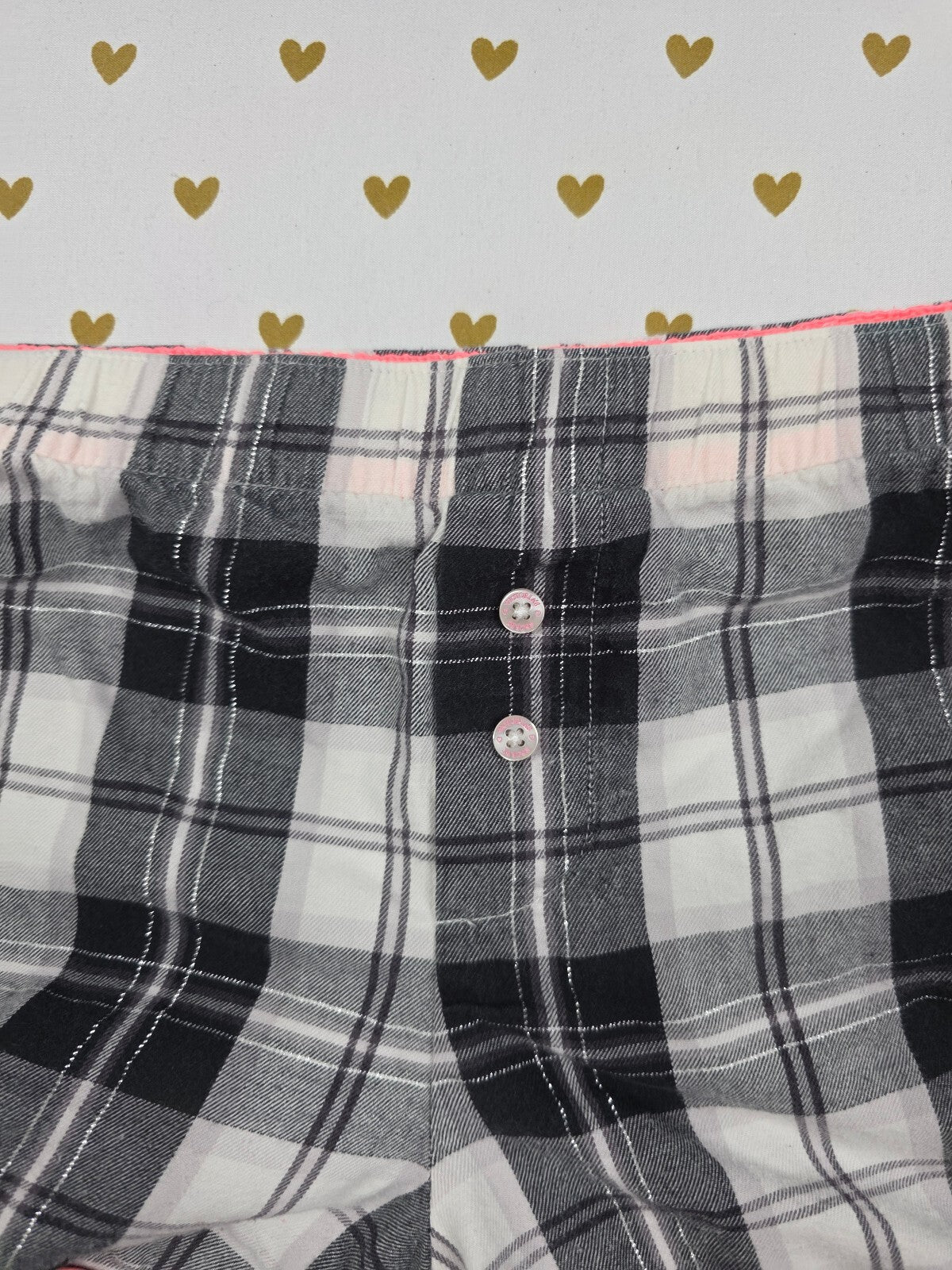 Victorias Secret Plaid XS Sleep Shorts Boxers Pajama Bottoms