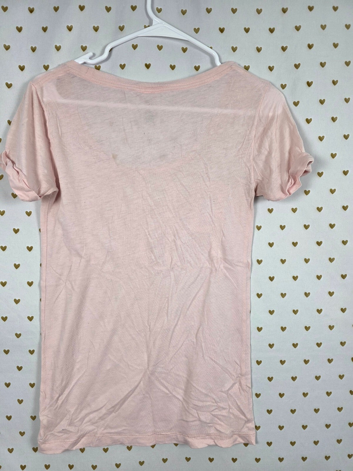 Victorias Secret PINK BLING Shimmer Sequined Tee shirt SMALL