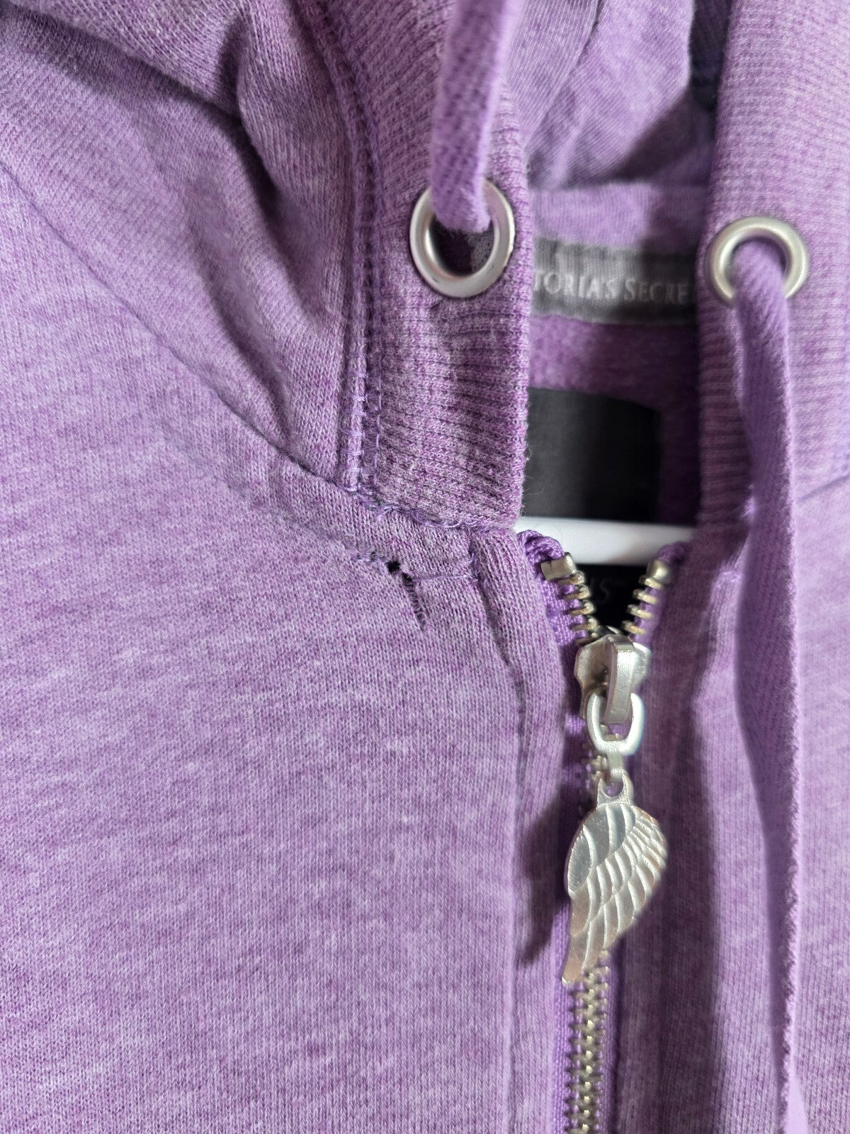 Victorias Secret ANGELS I LOVE VS  WINGS Jacket Purple SUPERMODEL ESSENTIALS M