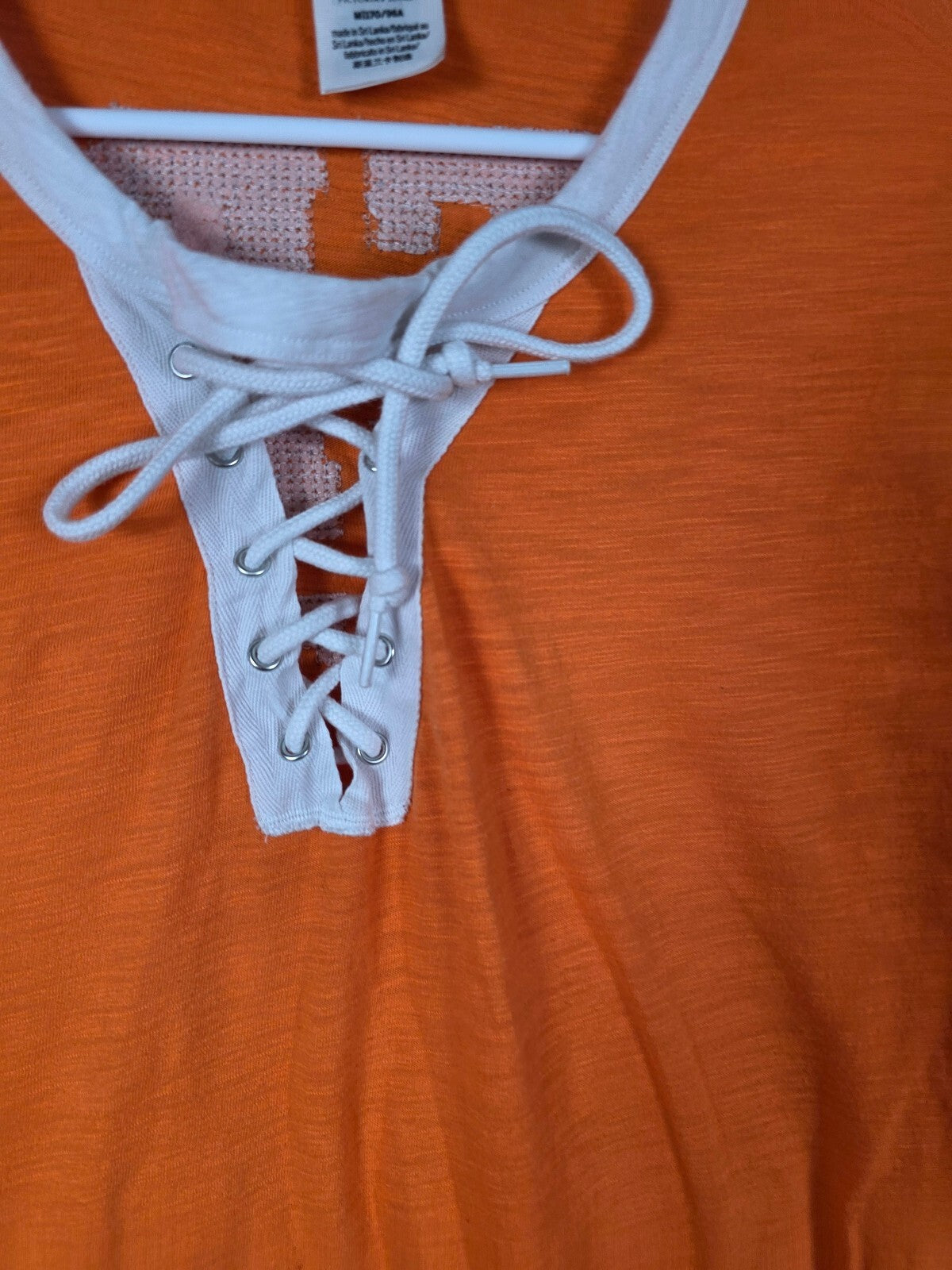Victorias Secret PINK HTF HALLOWEEN Here for the BOOS BLING Tee Lace front MED