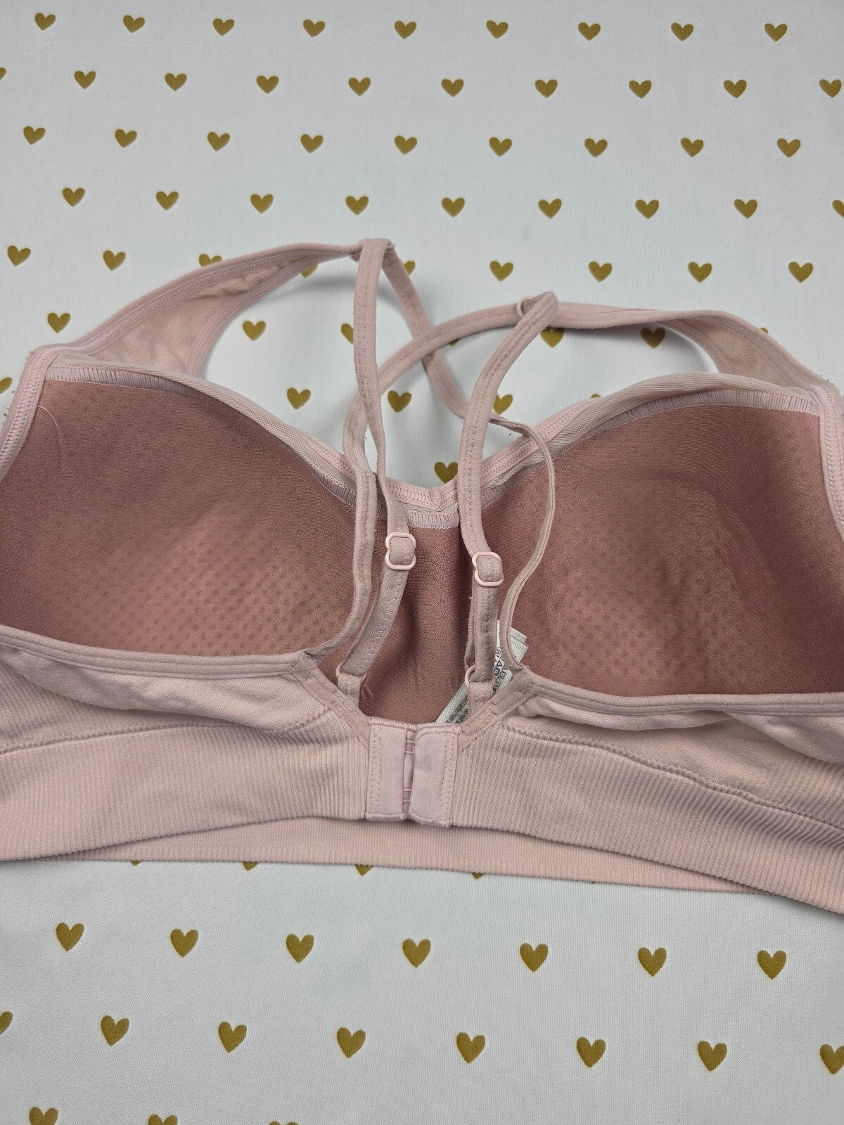 Victorias Secret Pink Medium Sports Bra Bralette Bra Top Tank
