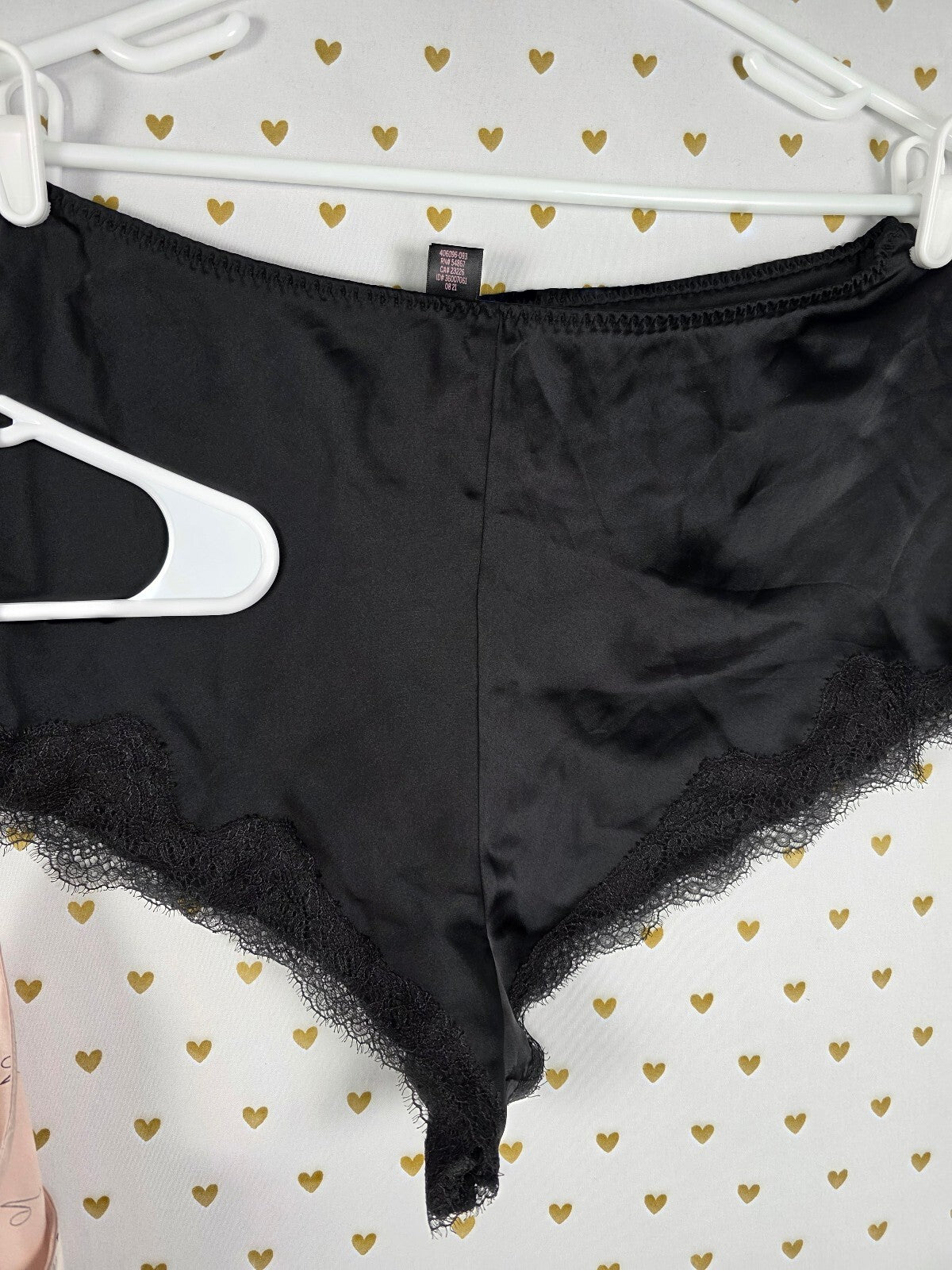 Victorias Secret Sleep SET 2pc Outfit Pajama Satin Tank Top Shorts Medium