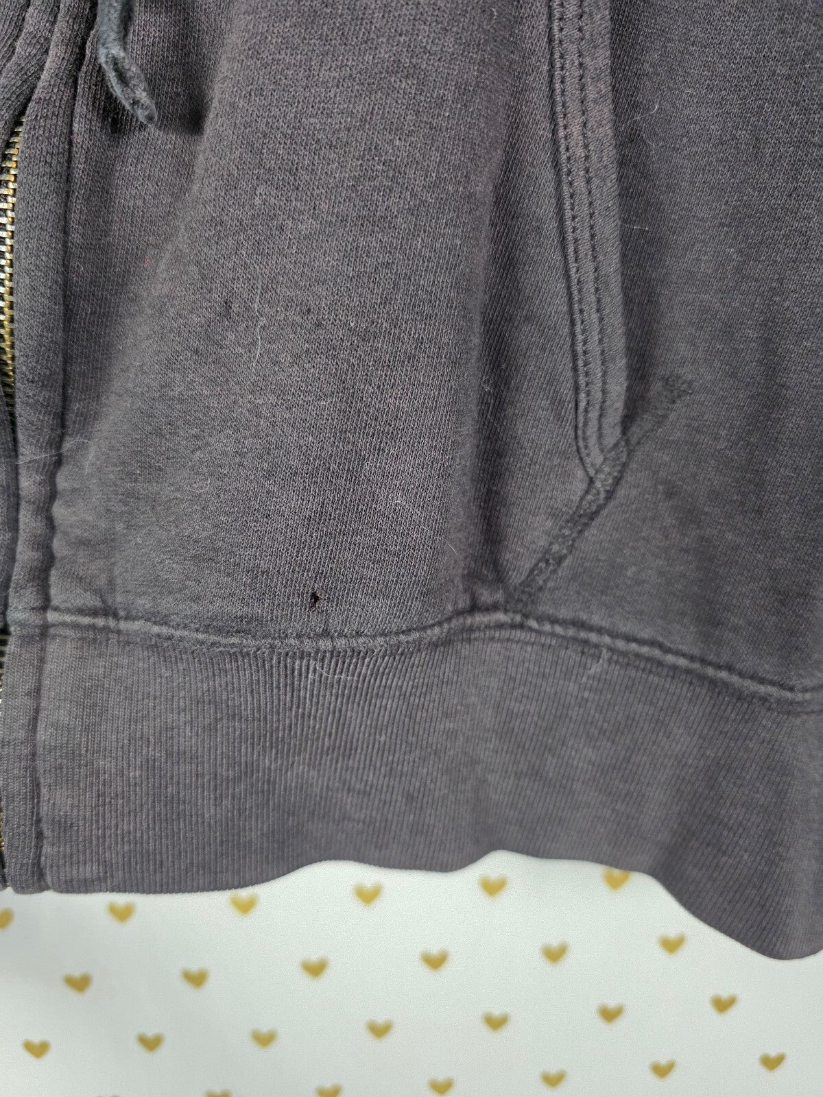 Victorias Secret Pink Striped Bling Sequined Full Zip Hoodie jacket Medium