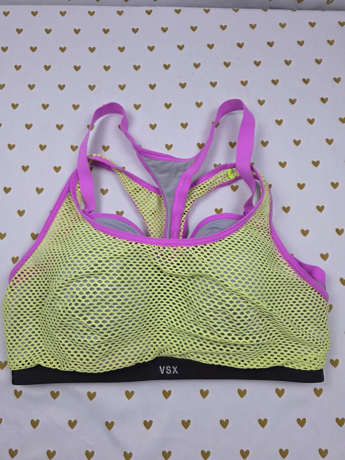 Victorias Secret  mesh Supportive front close Sports Bra Exercise 36D