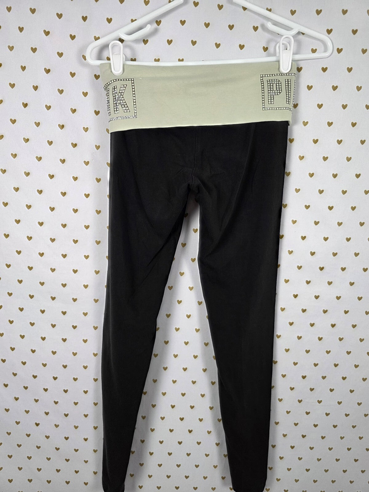 Victorias Secret PINK Vintage Skinny Ankle Foldover Yoga Pants XS
