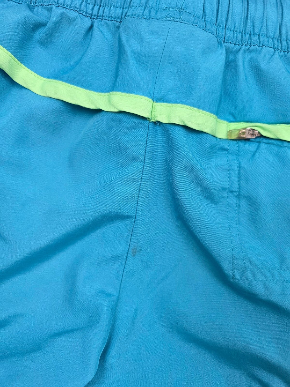 Victoria's Secret PINK 86 Shorts Medium Teal Neon Green Vintage Y2K Athletic