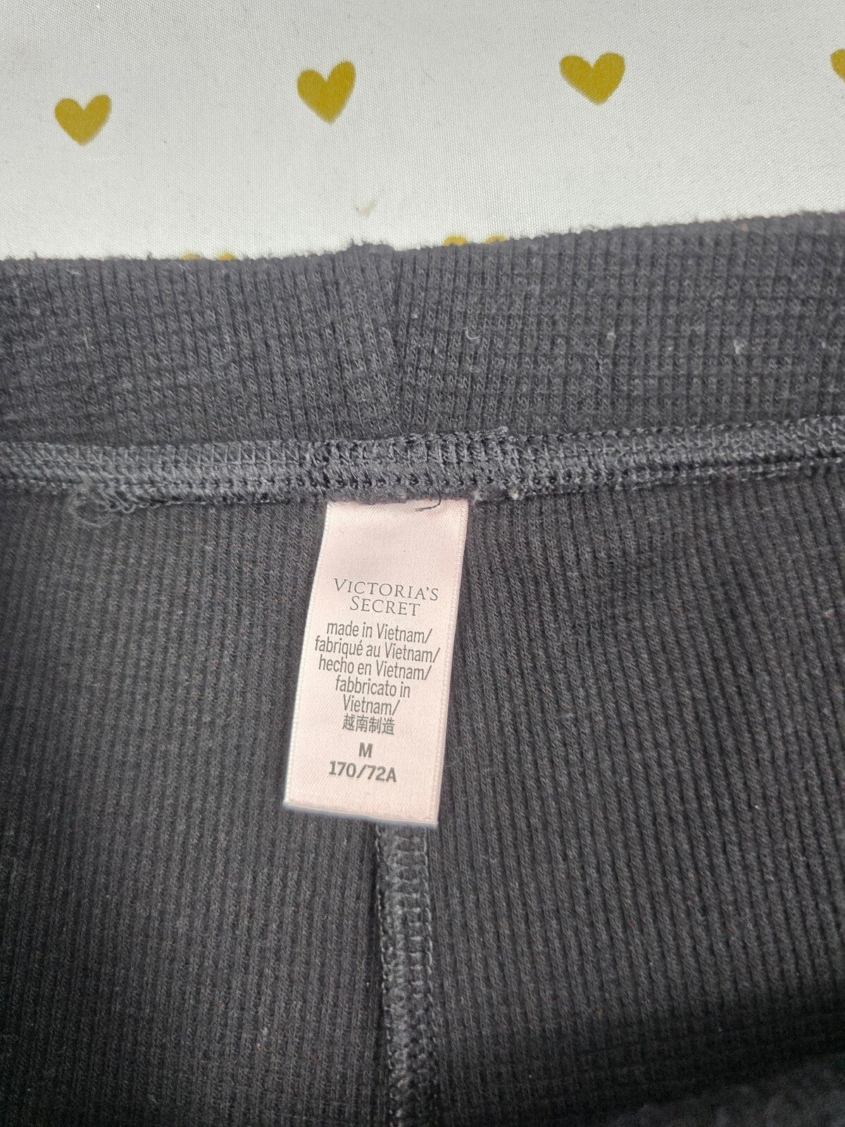 Victorias Secret Thermal Waffle Medium Sleep Shorts Boxers Pajama Bottoms
