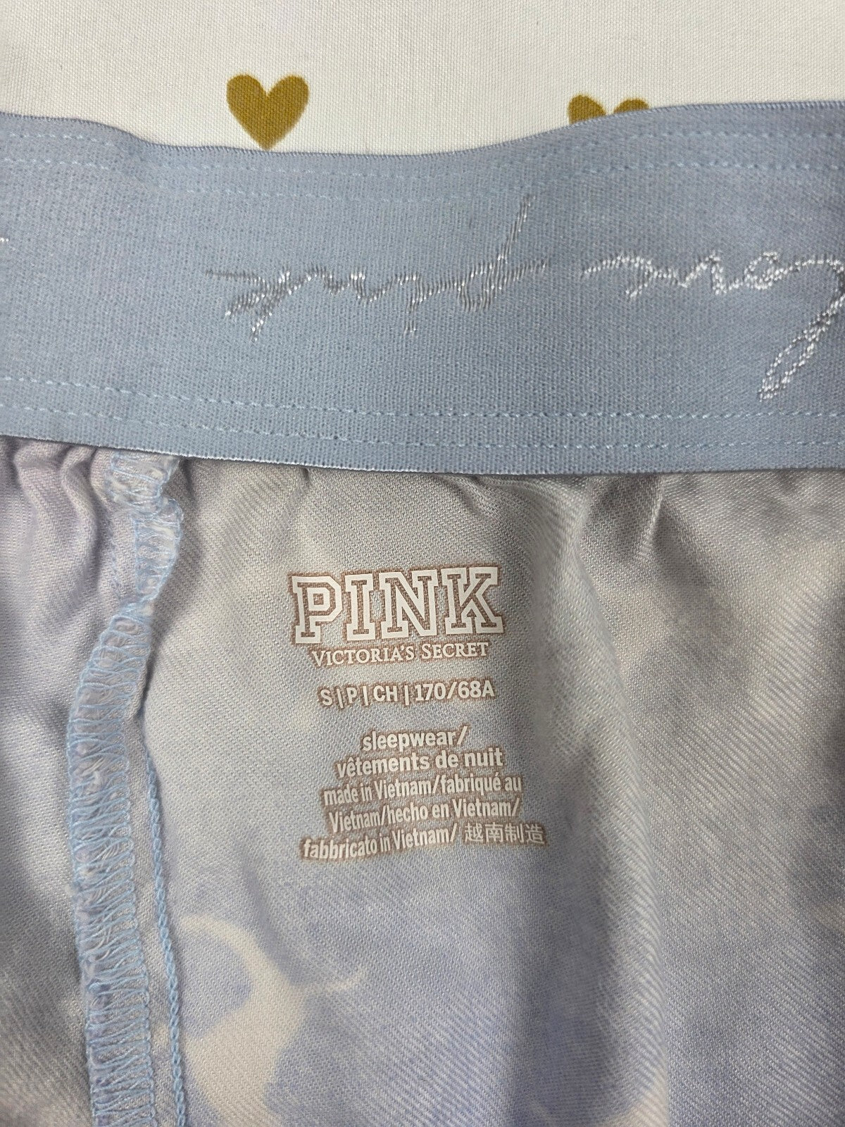 Victorias Secret PINK Gradient DOGS SMALL Sleep Shorts Boxers Pajama Bottoms