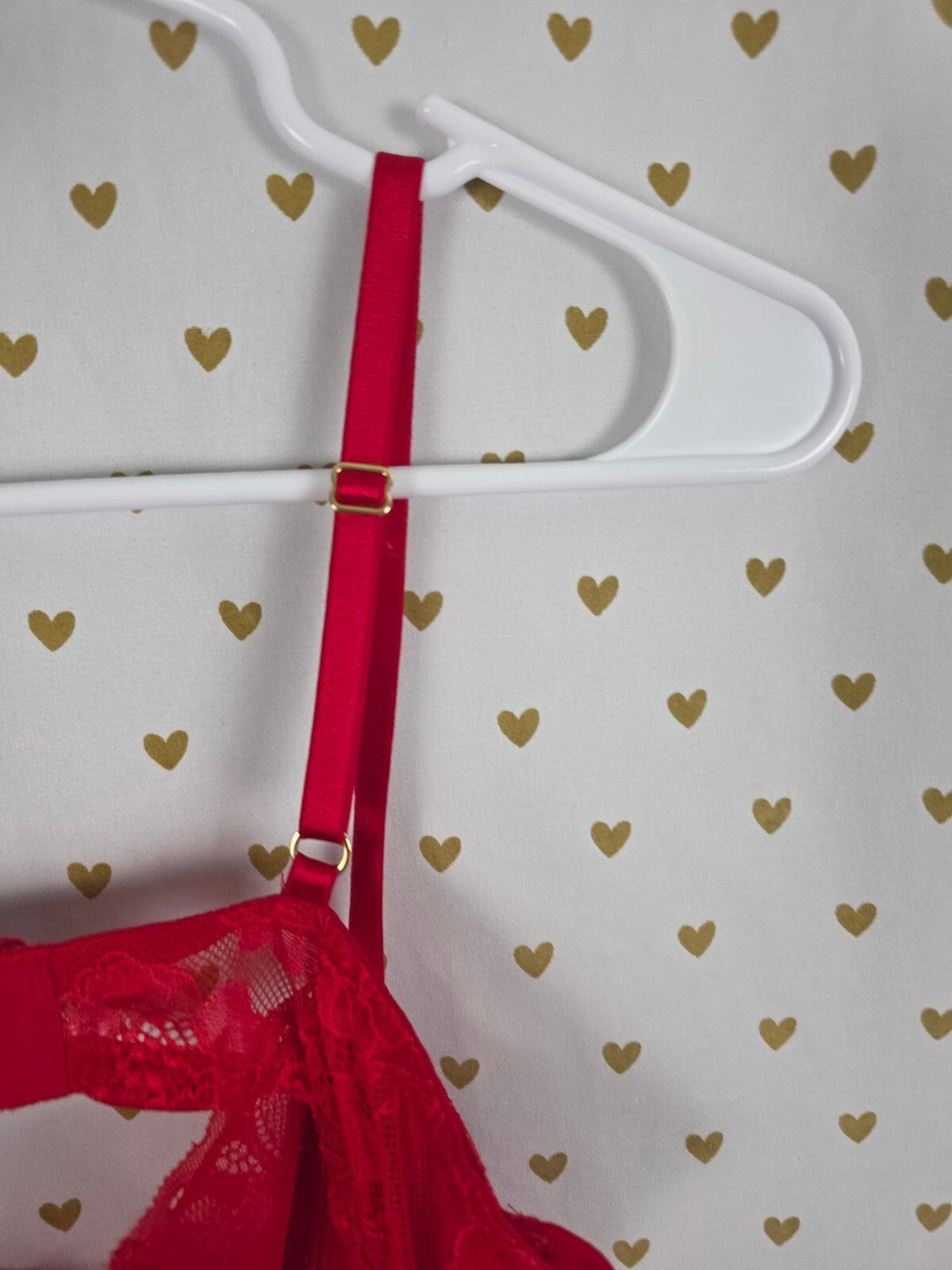 Victorias Secret Red Sexy Underwire Soft Nightie Slip Dress Large