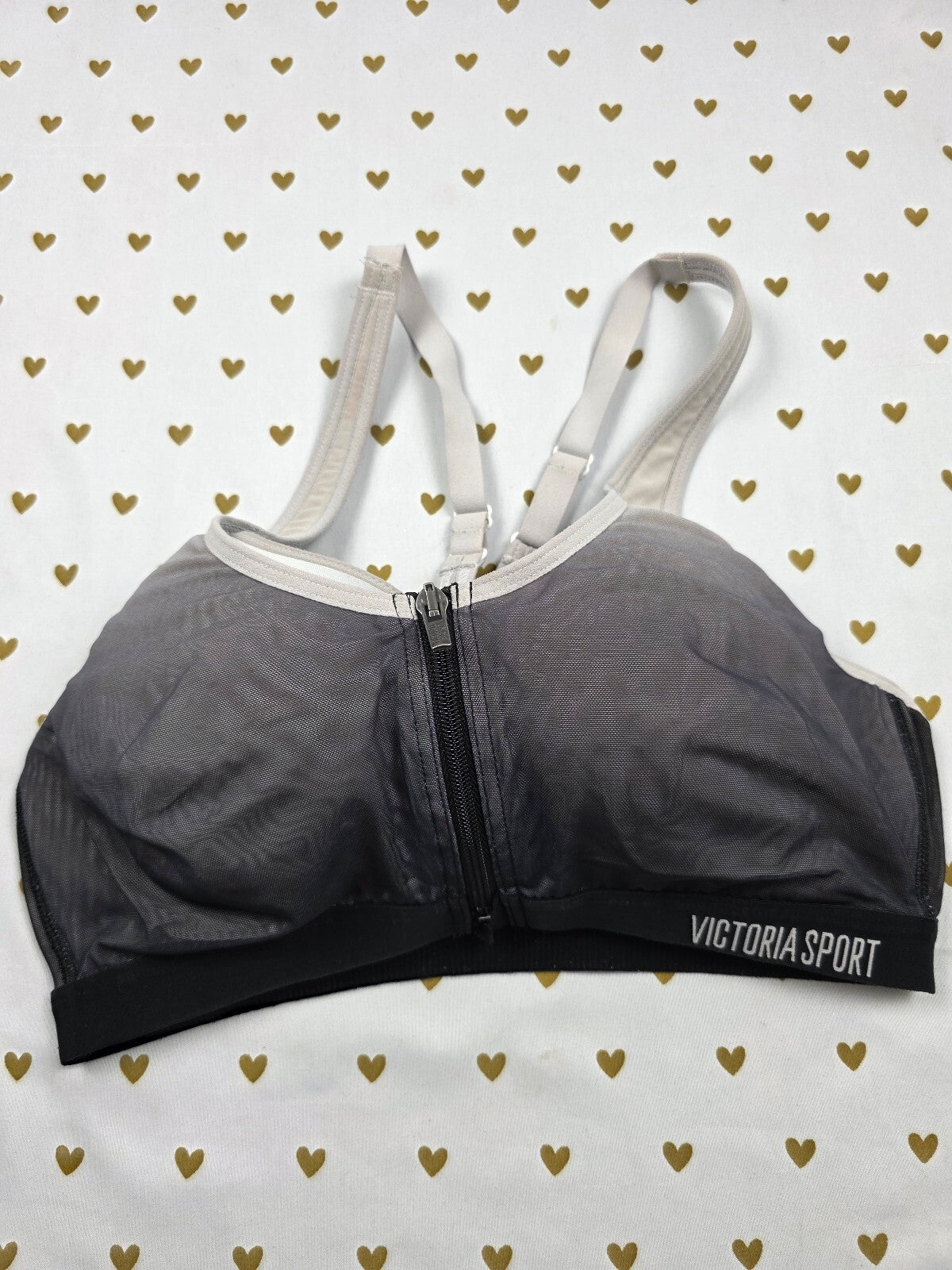 Victorias Secret Sports Bra Exercise Front Close Support KNOCKOUT 34c