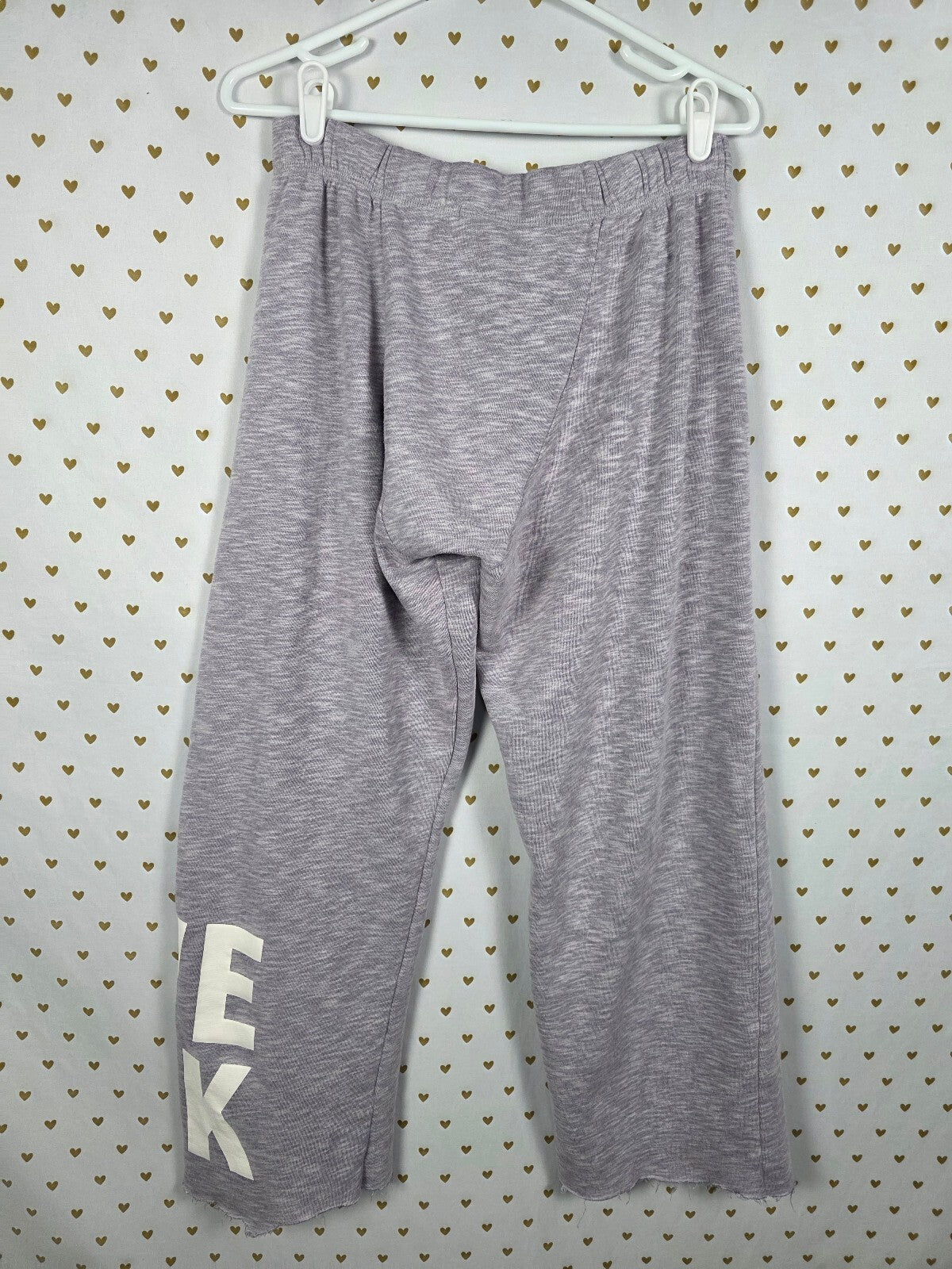 Victorias Secret PINK Love Boyfriend Flare Diaper Butt Sweats Y2k Small
