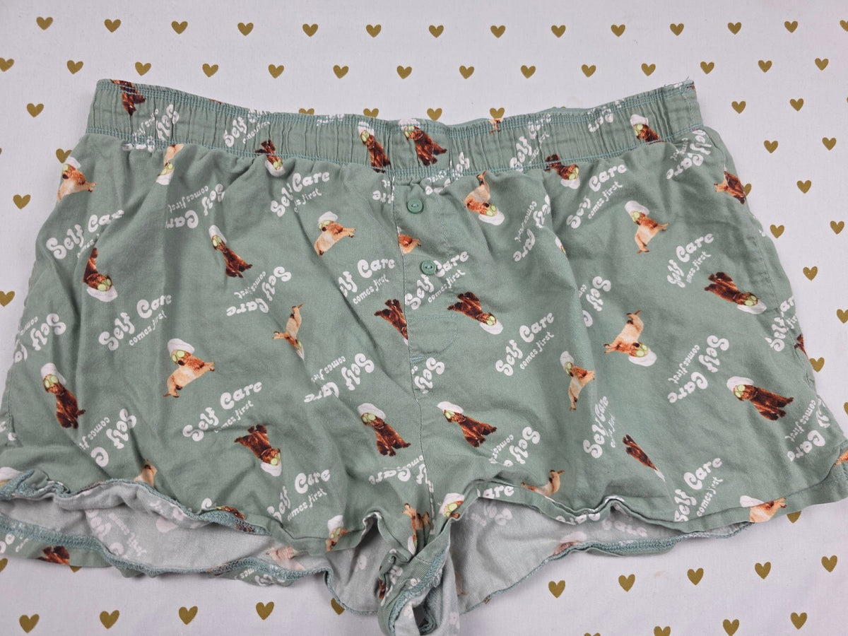 Victorias Secret PINK Dogs Medium Sleep Shorts Boxers Pajama Bottoms