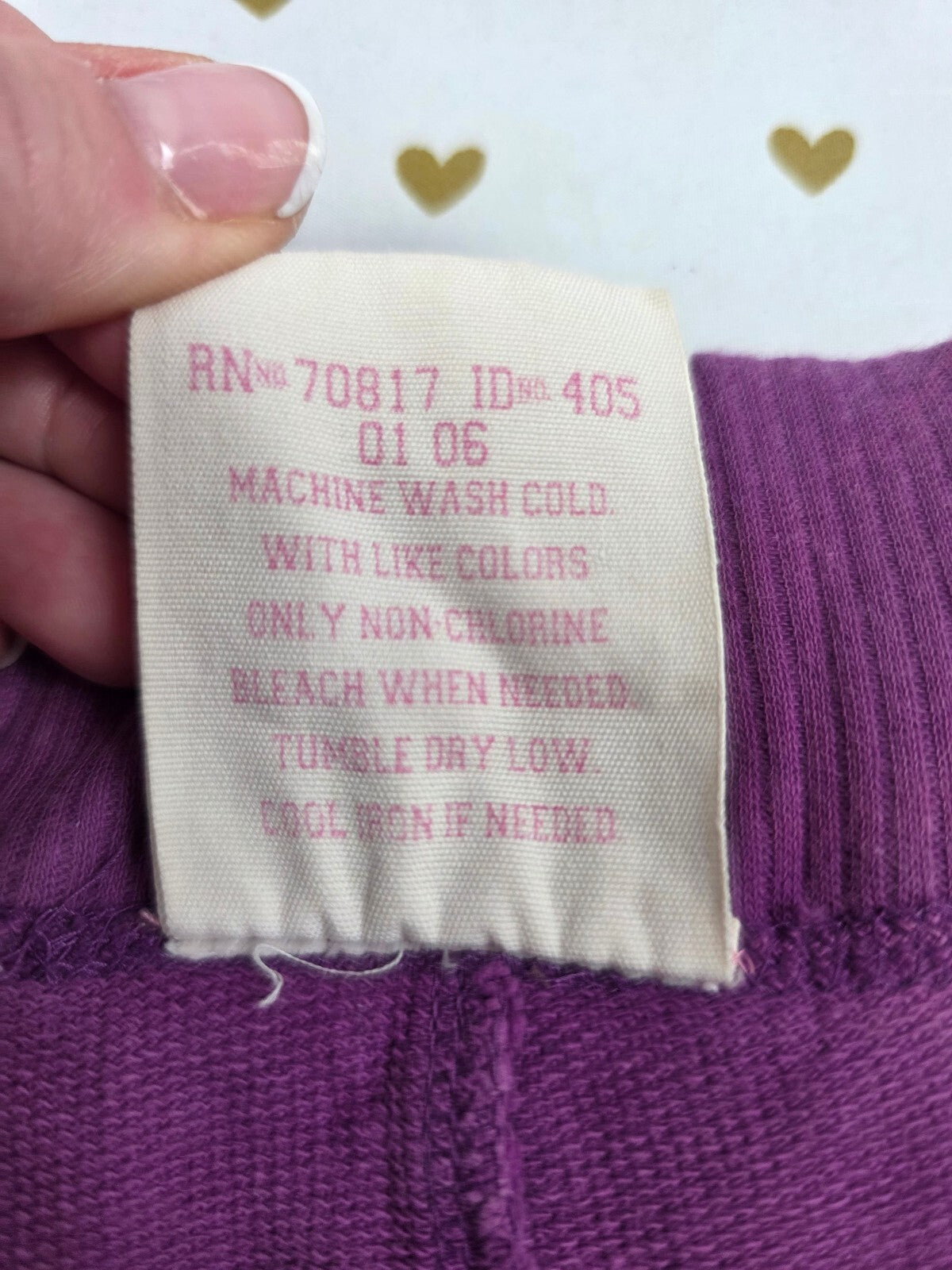Victorias Secret PINK Vintage Purple Y2k Medium Flawed HTF Logo Shorts Medium 06