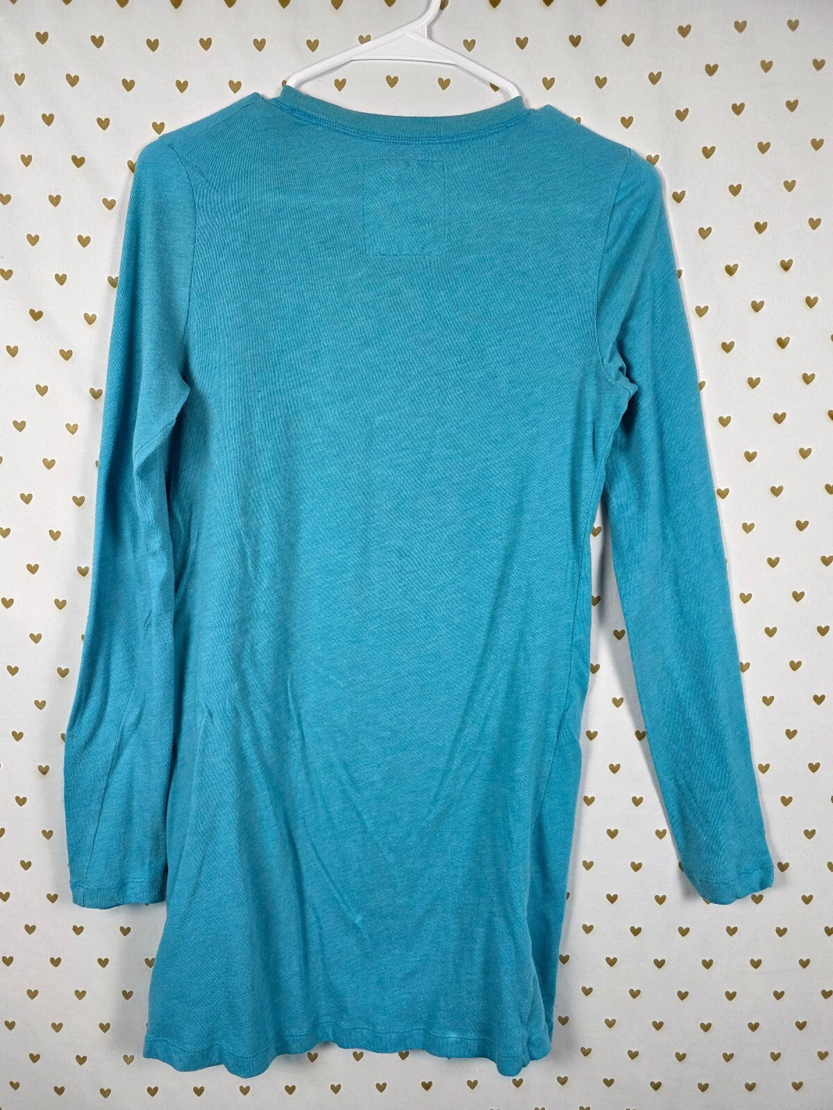 Victorias Secret PINK Vintage PHI BETA Sleep Shirt nightgown Long sleeve MEDIUM