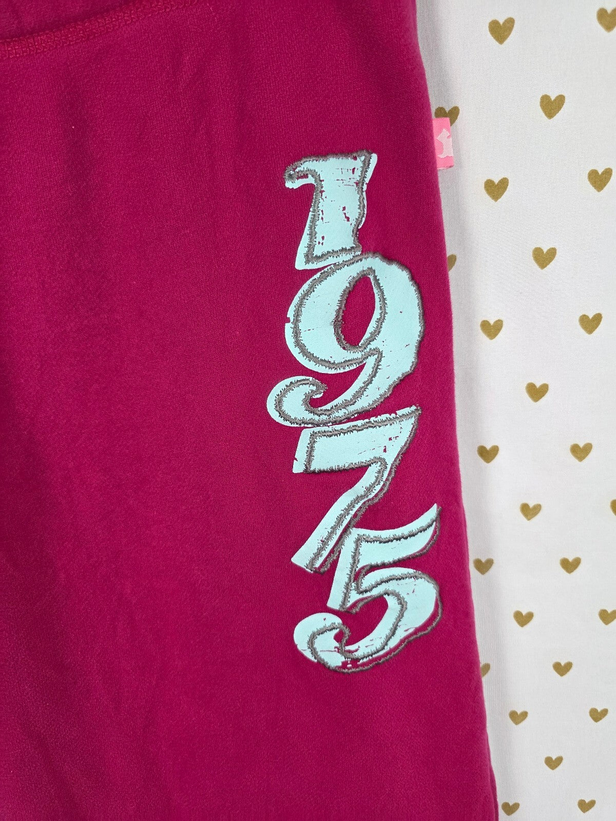 Y2K Joshua Perets Genuine PINK 1975 Scottie Dog Sweatpants Size L Vintage