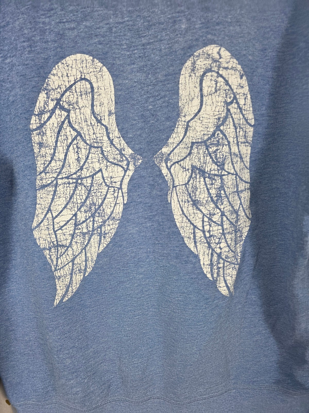 Victorias Secret Pink Angels Blue WINGS Hooded Jacket Medium