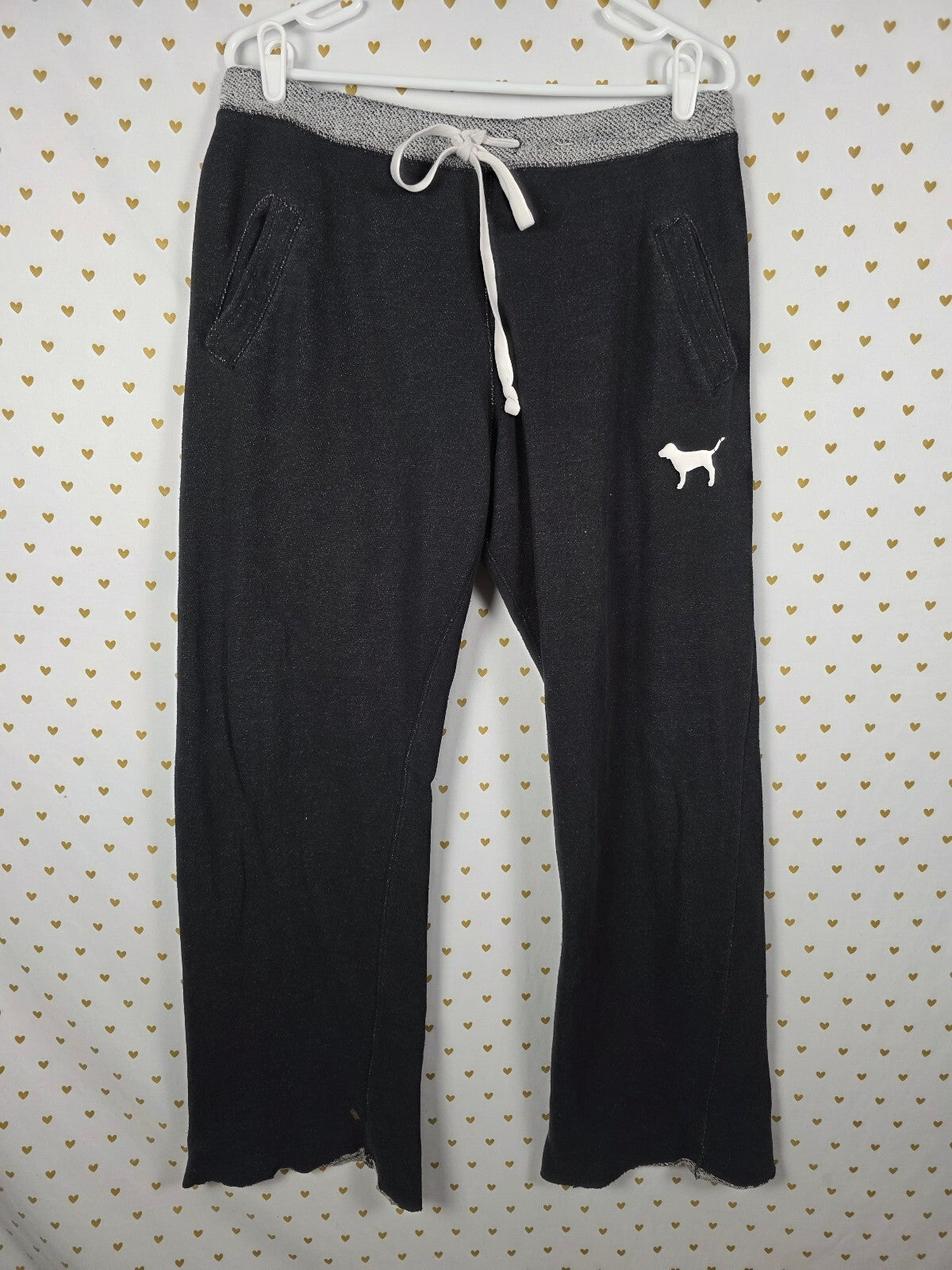 Victorias Secret PINK Vintage Diaper Butt Boyfriend Sweatpants MEDIUM