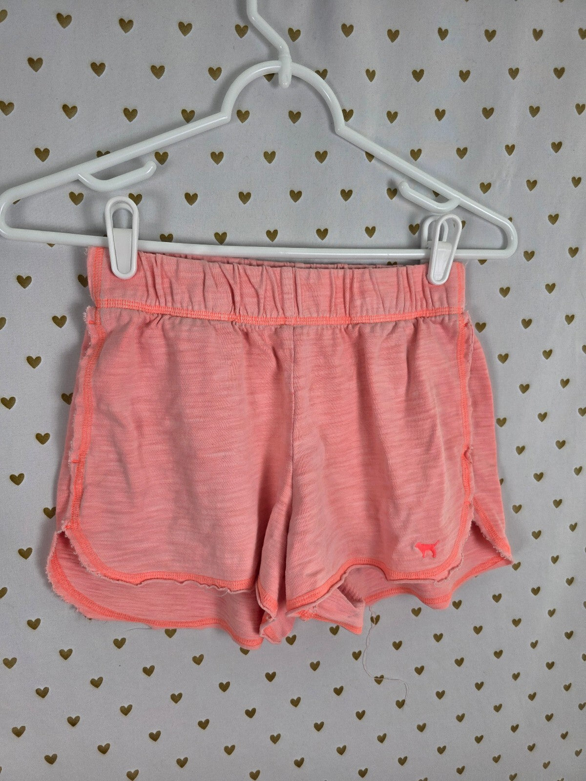 Victorias Secret PINK Neon Shorts Cropped Tee shirt Set outfit XS